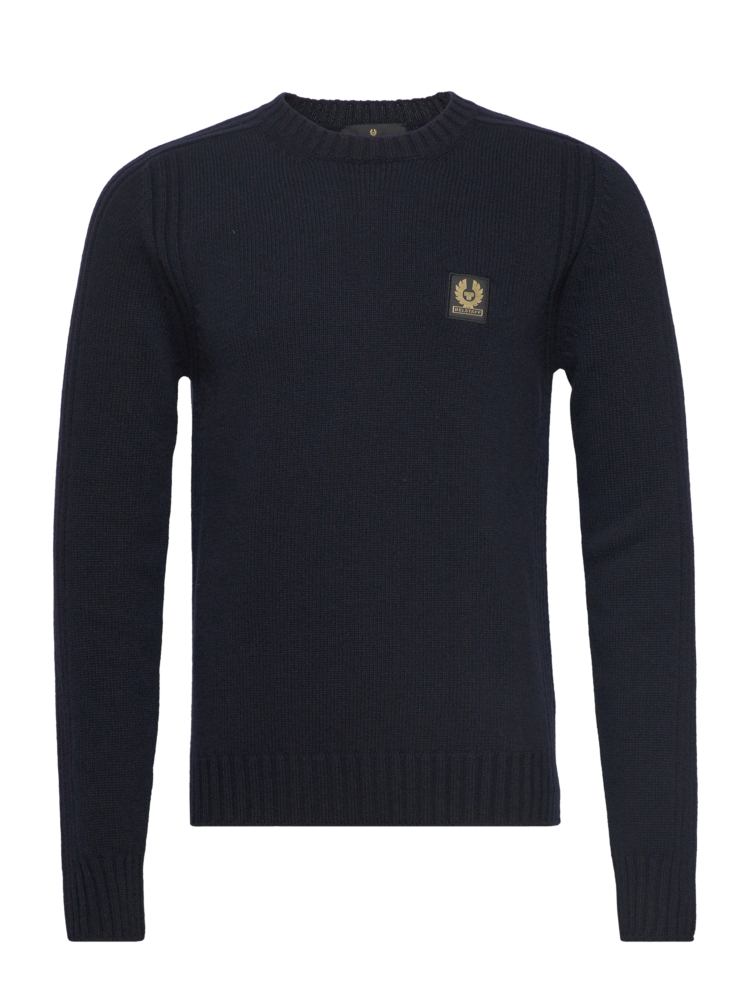 Belstaff Watch Crewneck Jumper, S, Knitwear, Marineblau - Round Necks, Männerswear