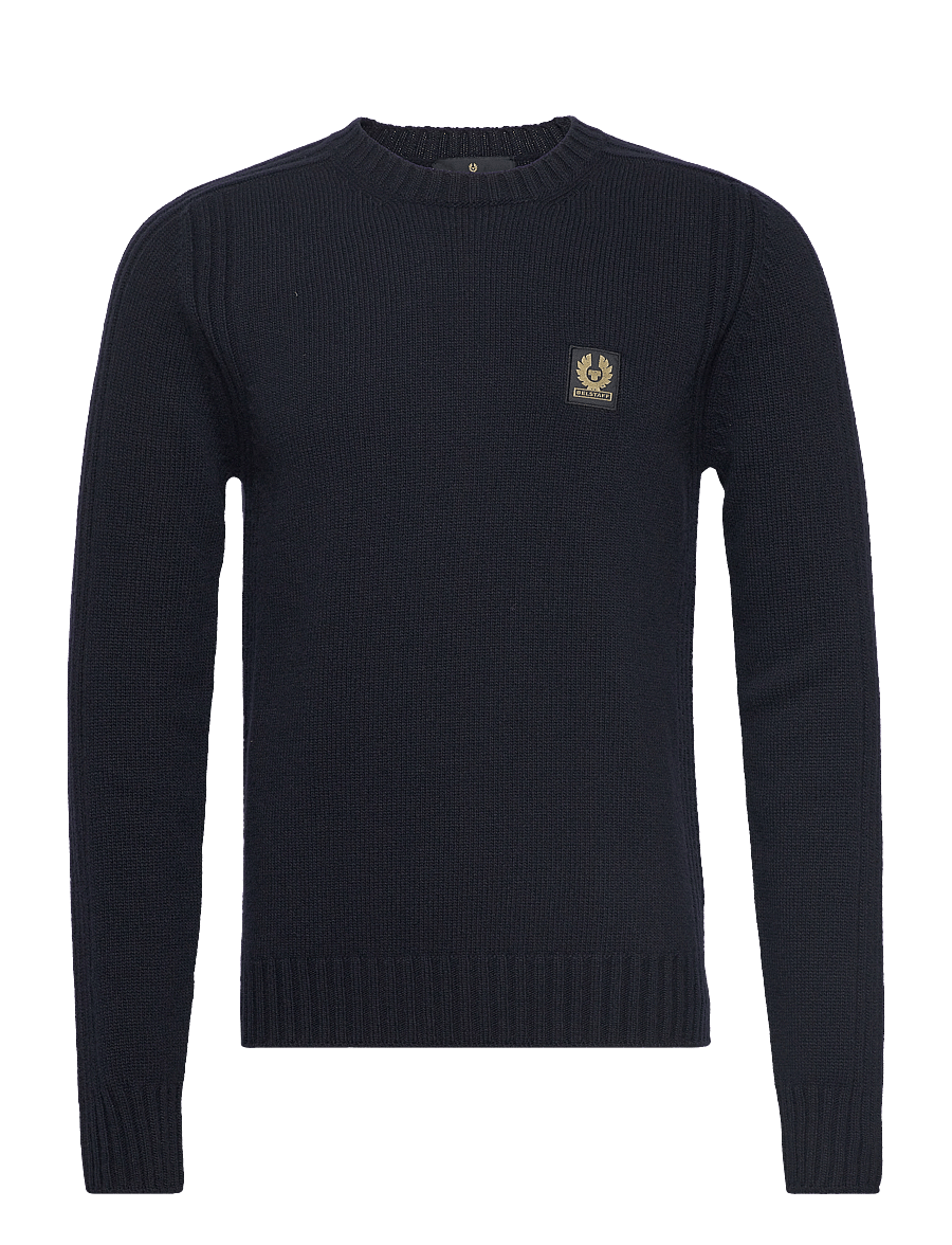 Belstaff - WATCH CREWNECK JUMPER - Ümara kaelusega - dark ink - 0