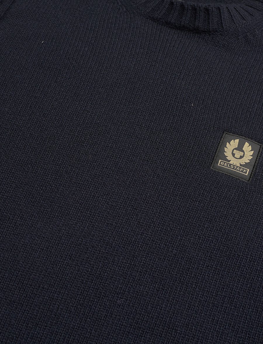 Belstaff - WATCH CREWNECK JUMPER - Ümara kaelusega - dark ink - 3