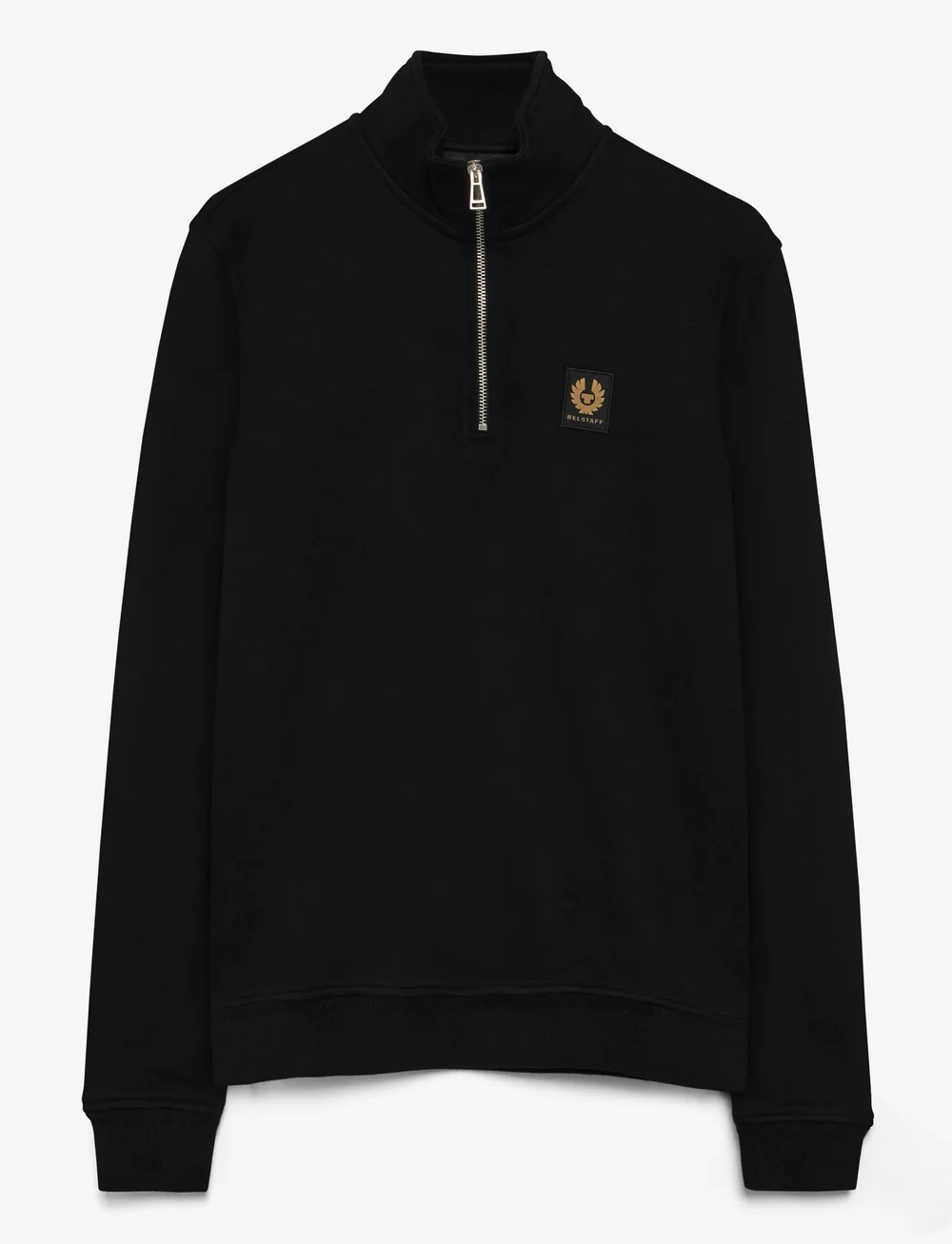 Belstaff - BELSTAFF QUARTER ZIP SWEATSHIRT - kleidung - black - 1