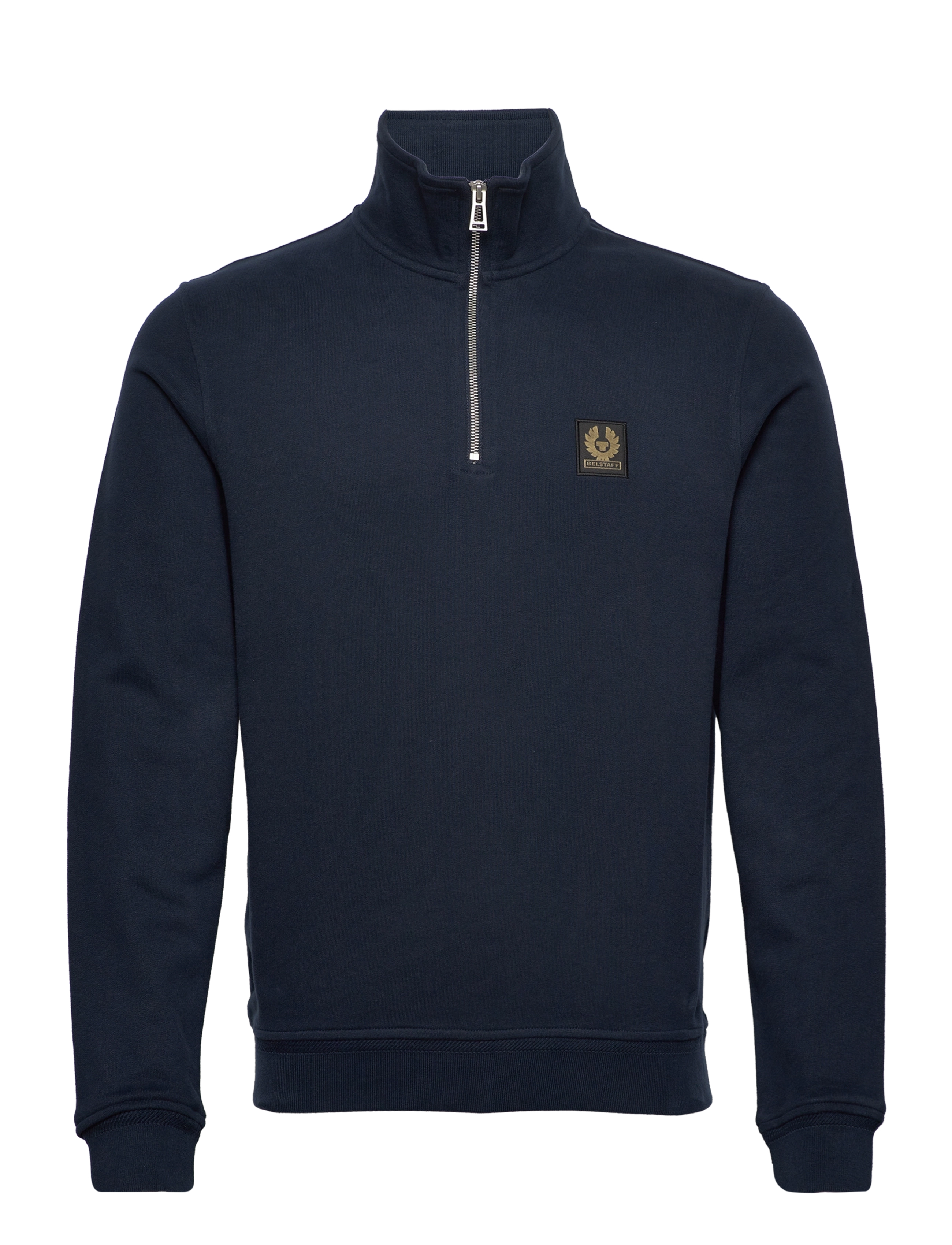 Belstaff BELSTAFF QUARTER ZIP SWEATSHIRT Dark Ink - Tøj - DARK INK / blue