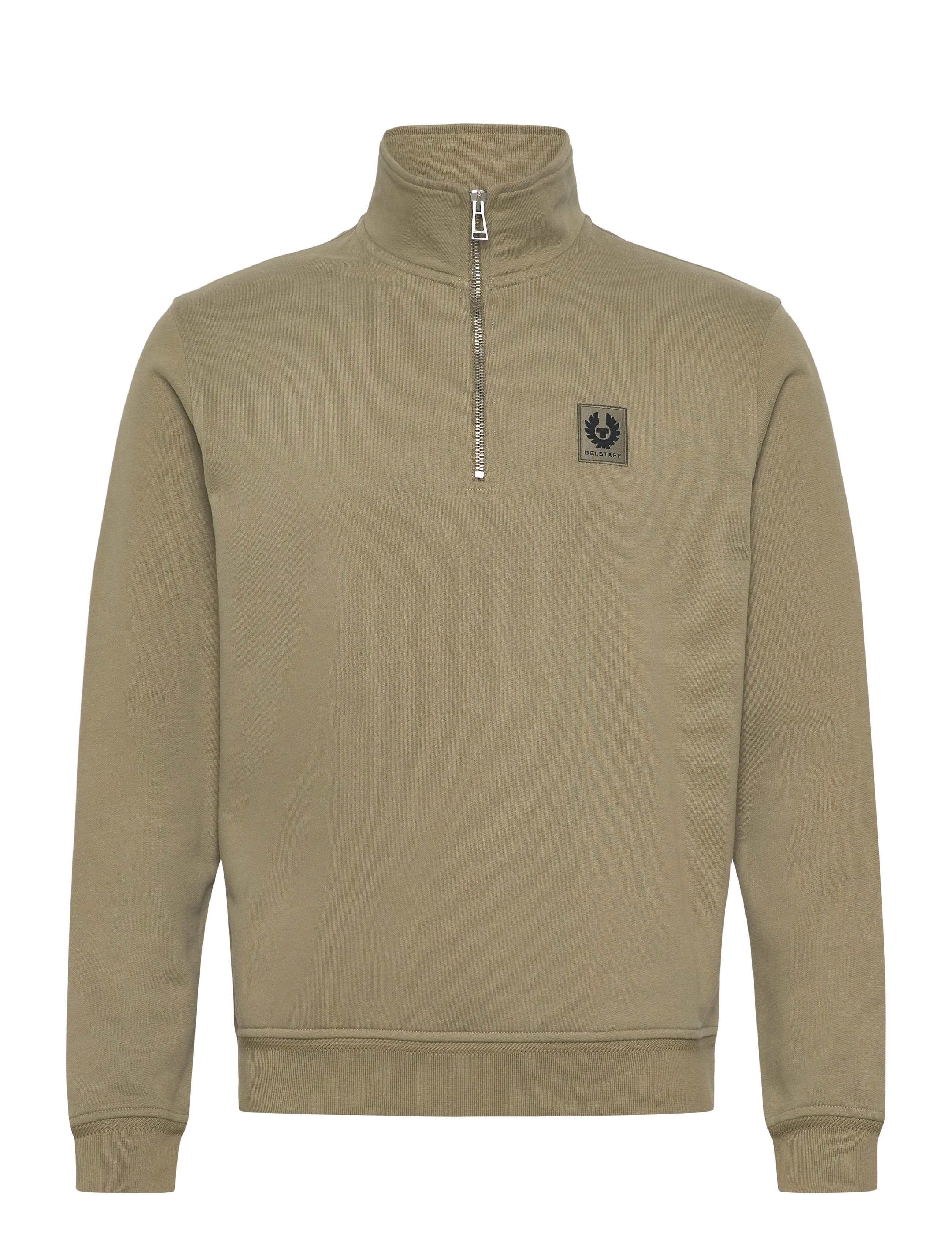 BELSTAFF Belstaff Quarter Zip Sweatshirt Khaki - XL - Herren