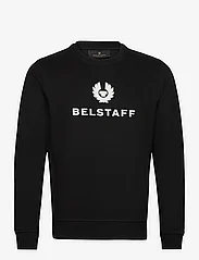 Belstaff - BELSTAFF SIGNATURE CREWNECK SWEATSHIRT - rõivad - black / off white - 0