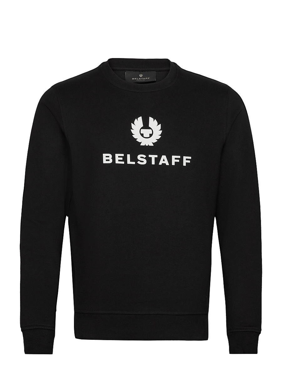 Belstaff - BELSTAFF SIGNATURE CREWNECK SWEATSHIRT TIle Green - black / off white - 0