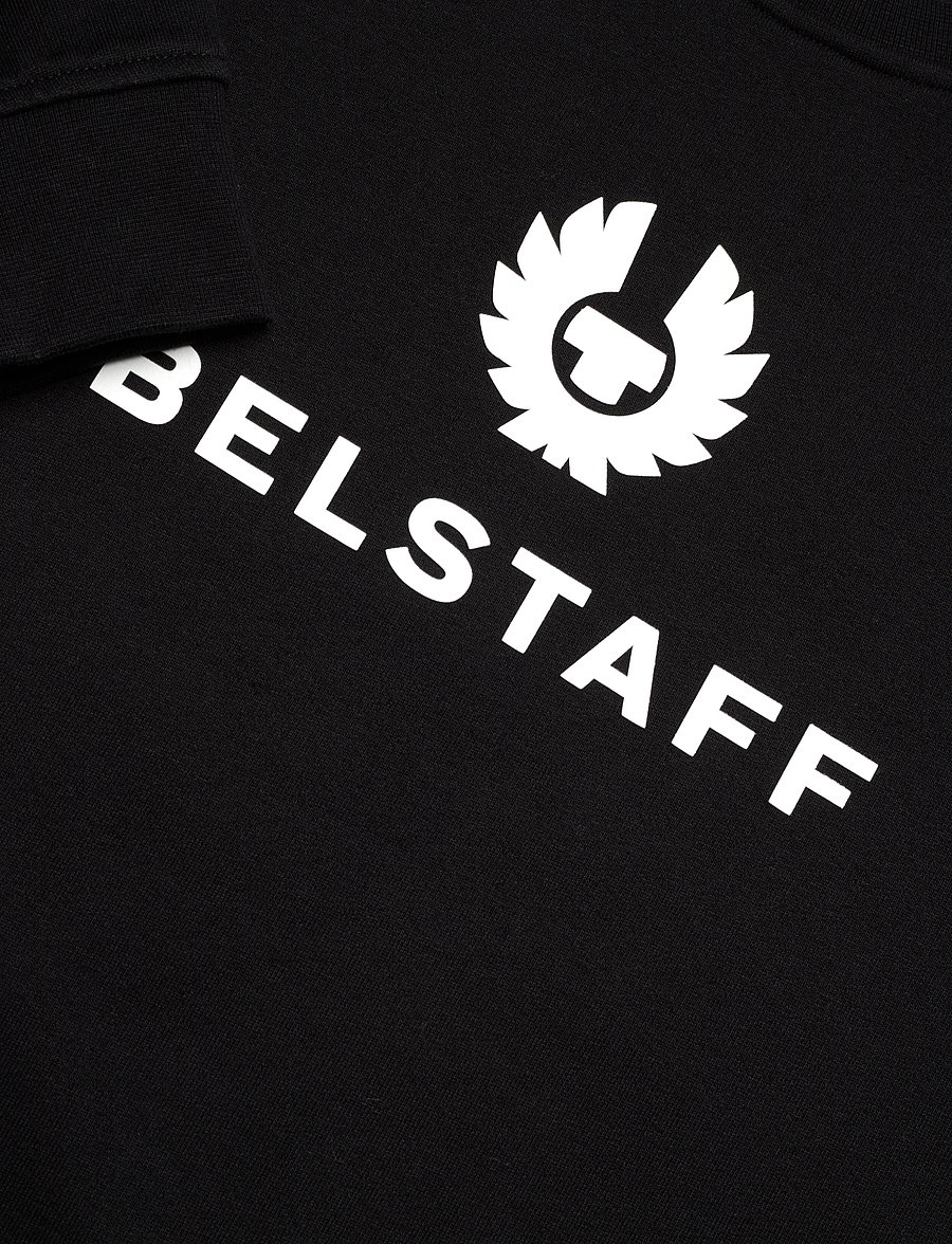 Belstaff - BELSTAFF SIGNATURE CREWNECK SWEATSHIRT TIle Green - black / off white - 2