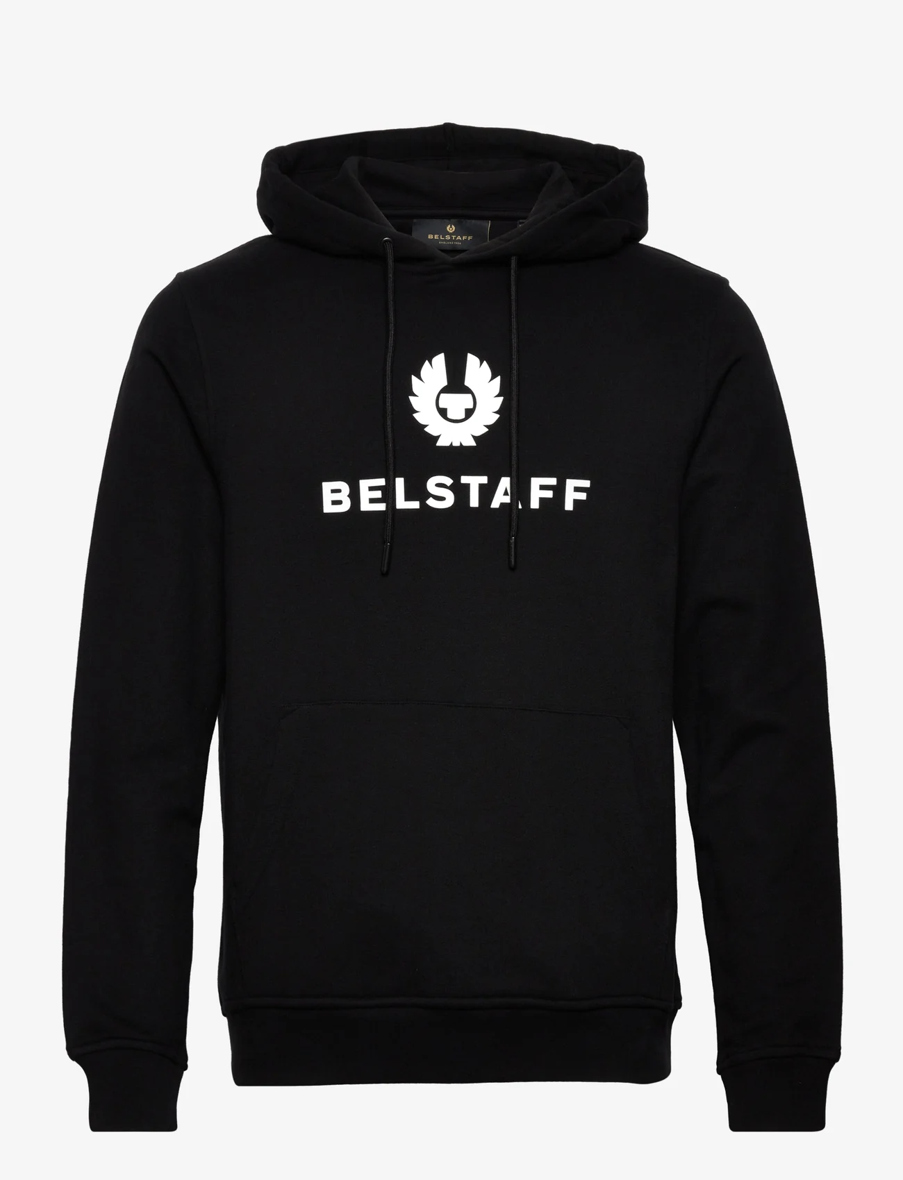 Belstaff - BELSTAFF SIGNATURE HOODIE - kapuzenpullover - black / off white - 0