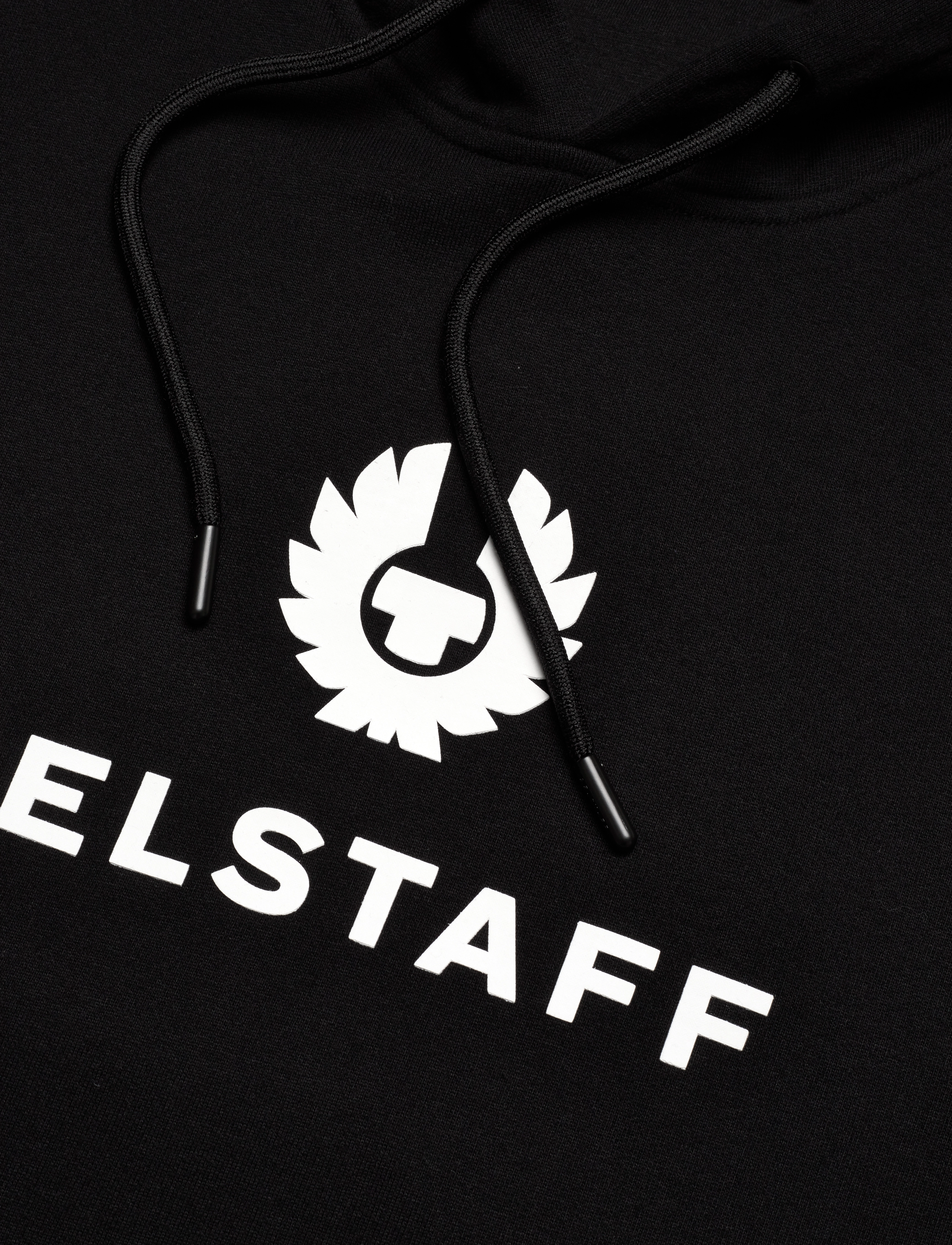 Belstaff - BELSTAFF SIGNATURE HOODIE Black / Off White - hoodies - black / off white - 2