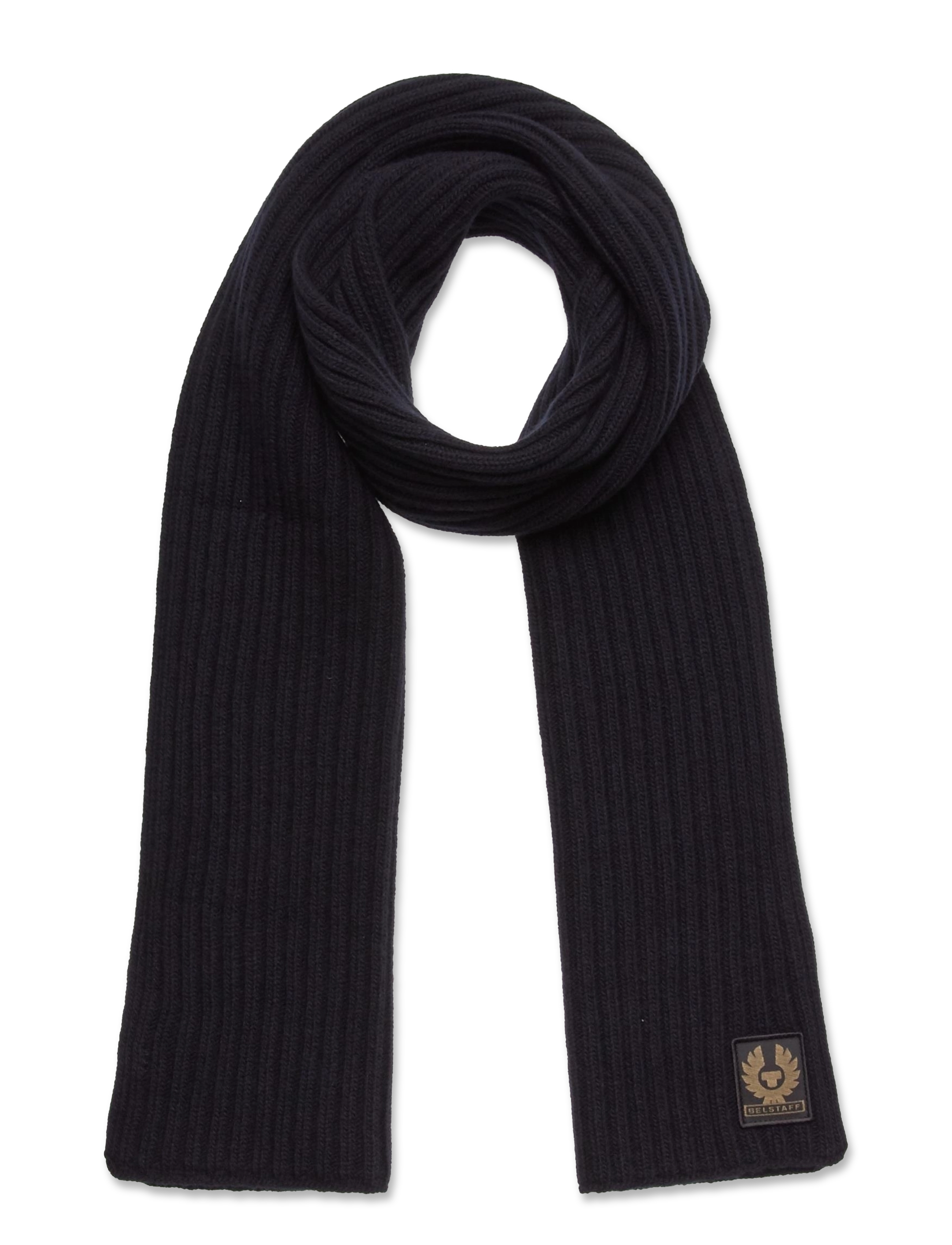 Belstaff Watch Scarf Khaki Green, One Size, Scarves, Schwarz - Winter Männerswear