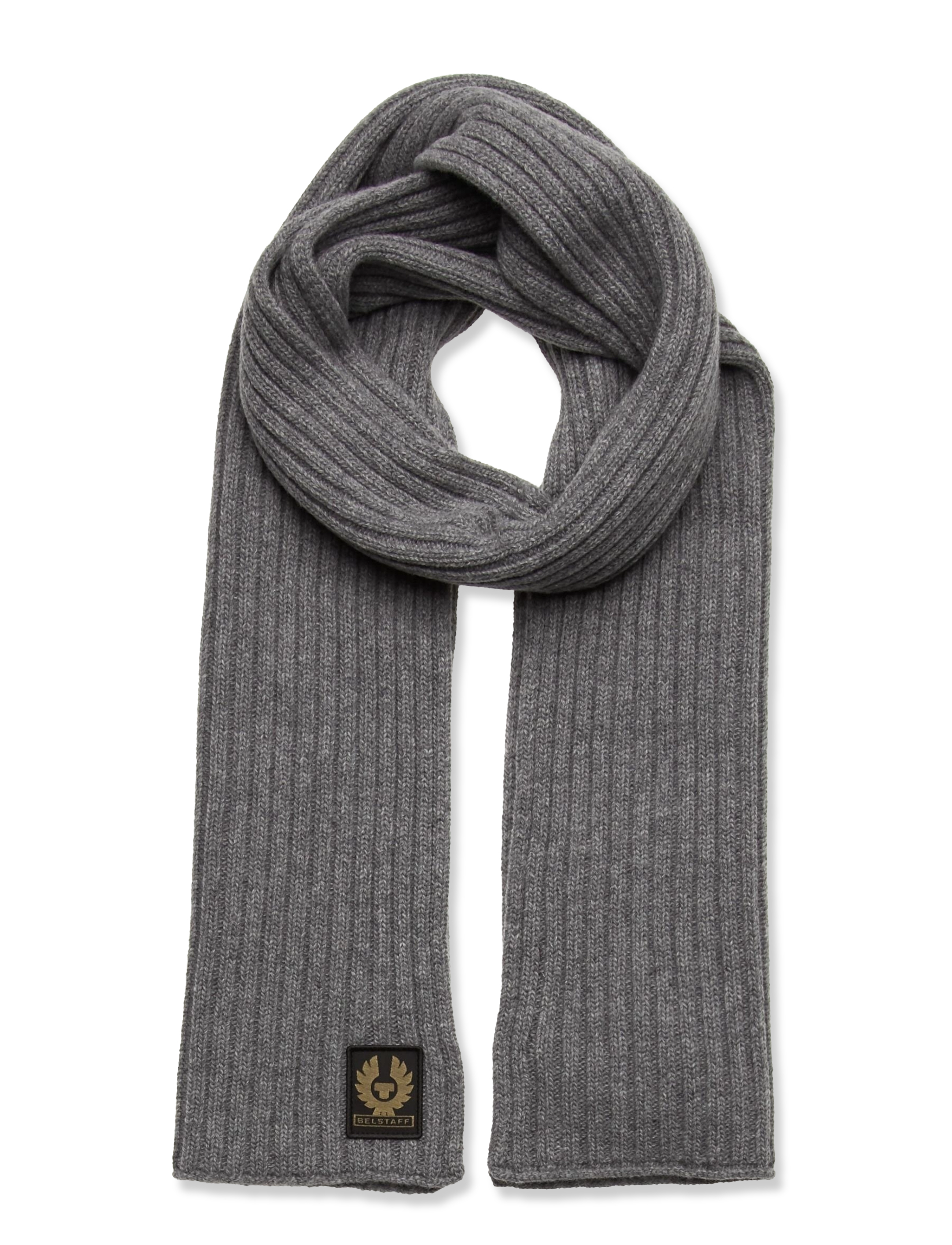 Belstaff - WATCH SCARF Black - halsdukar - pale grey melange - 0
