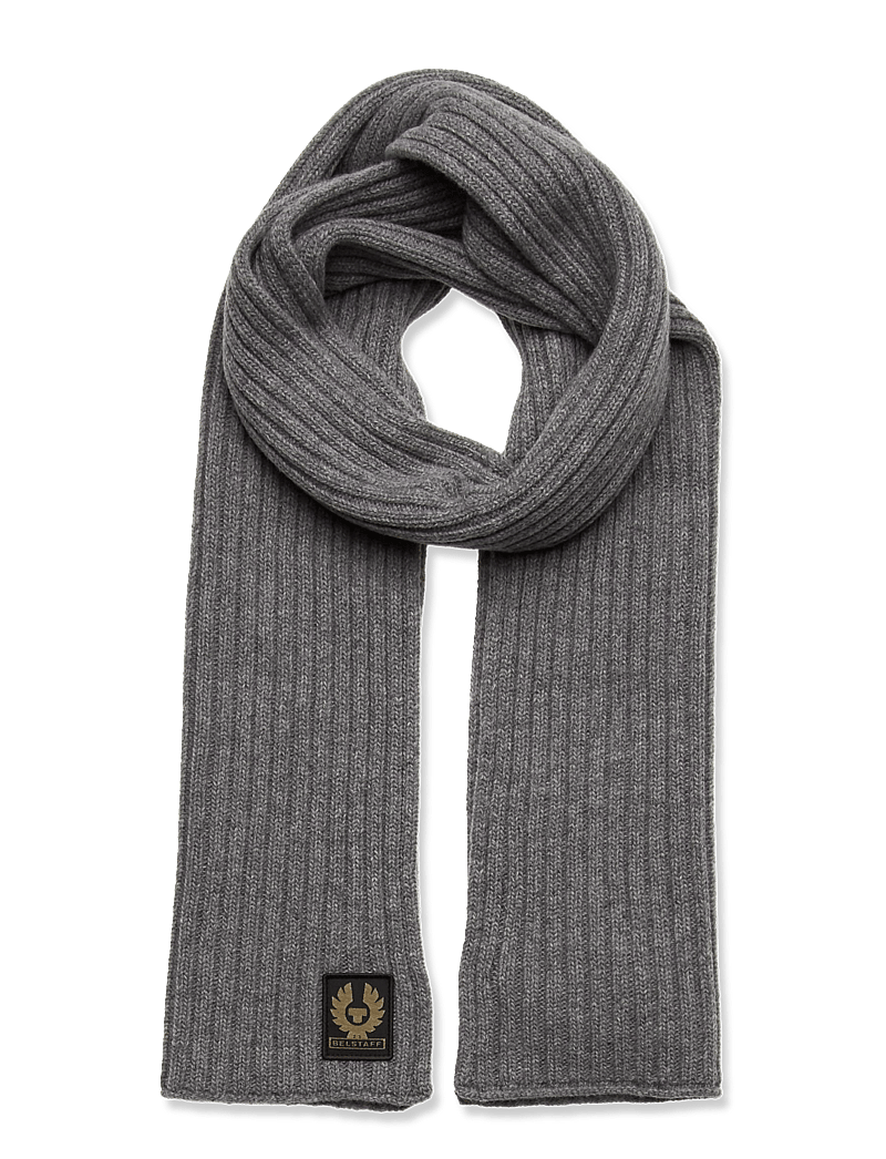 Belstaff - WATCH SCARF Black - halsdukar - pale grey melange - 0