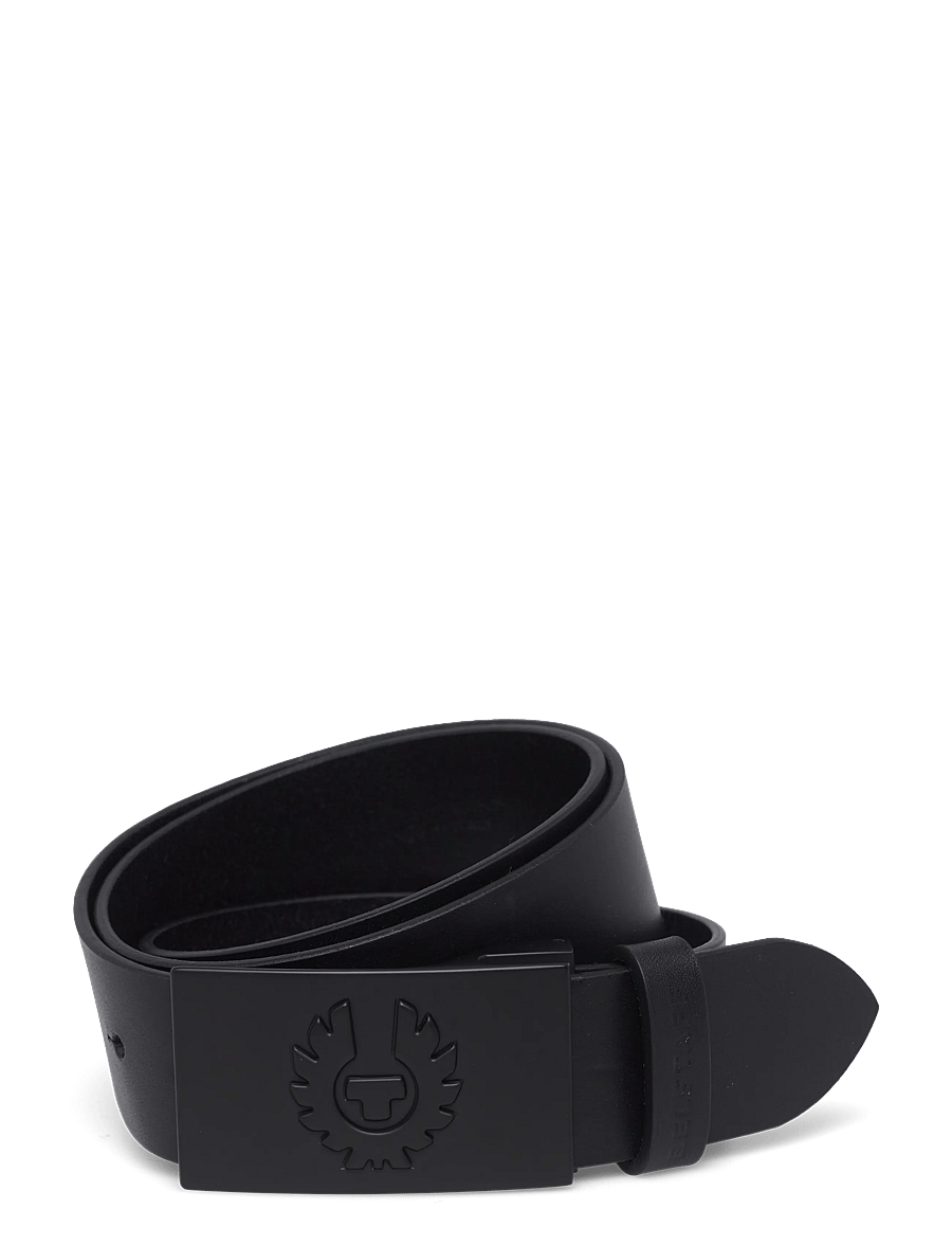 Belstaff - PHOENIX BUCKLE BELT Black / Black - klassische gürtel - black / black - 0