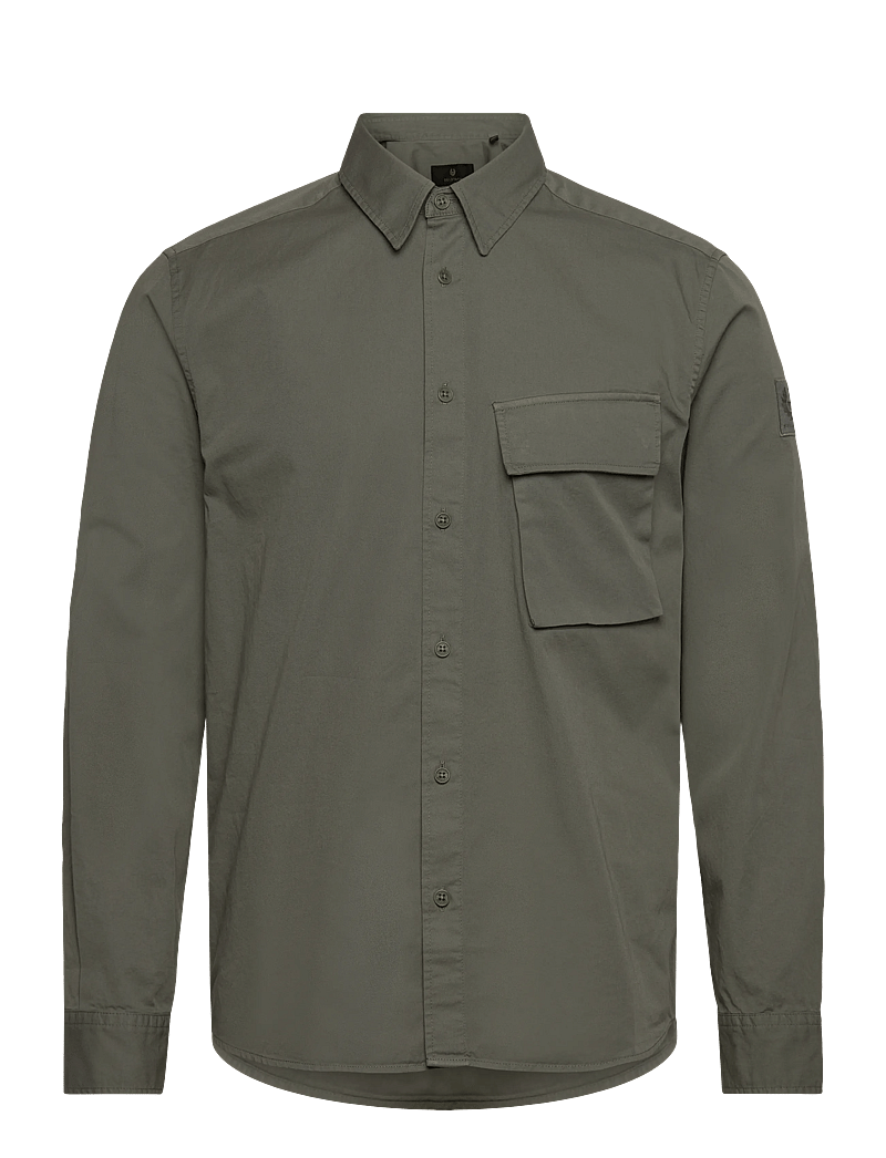 Belstaff - SCALE SHIRT - tavalised t-särgid - sage green - 0