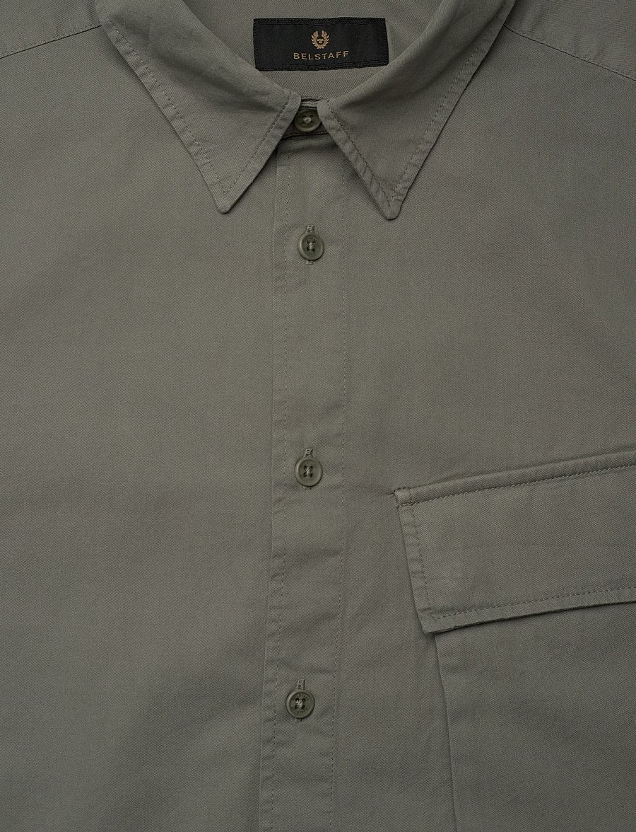 Belstaff - SCALE SHIRT - vabaajasärgid - sage green - 2
