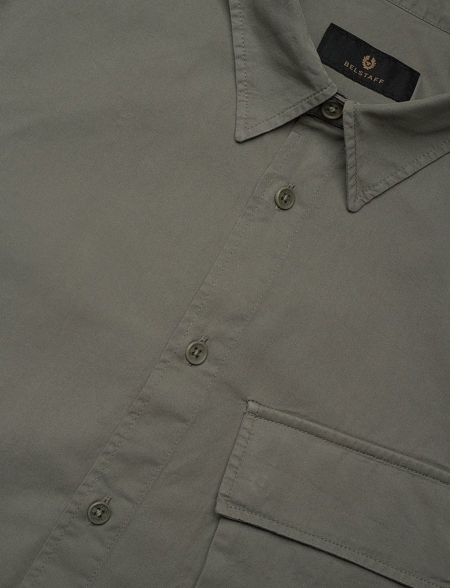 Belstaff - SCALE SHIRT - vabaajasärgid - sage green - 3