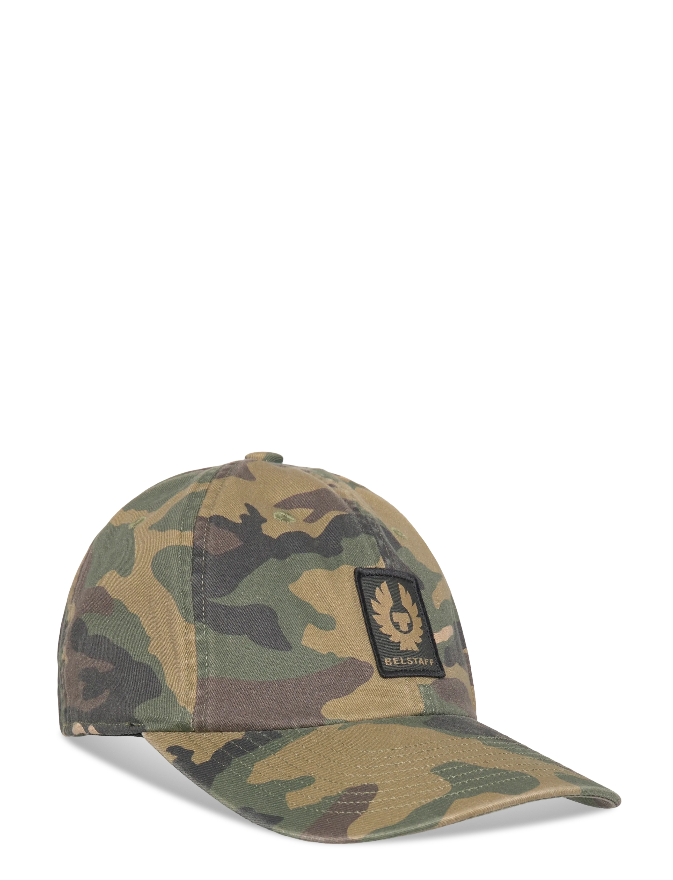 Belstaff PHOENIX CAMO PATCH CAP Camo Green - Kasketter - CAMO GREEN / khaki/green