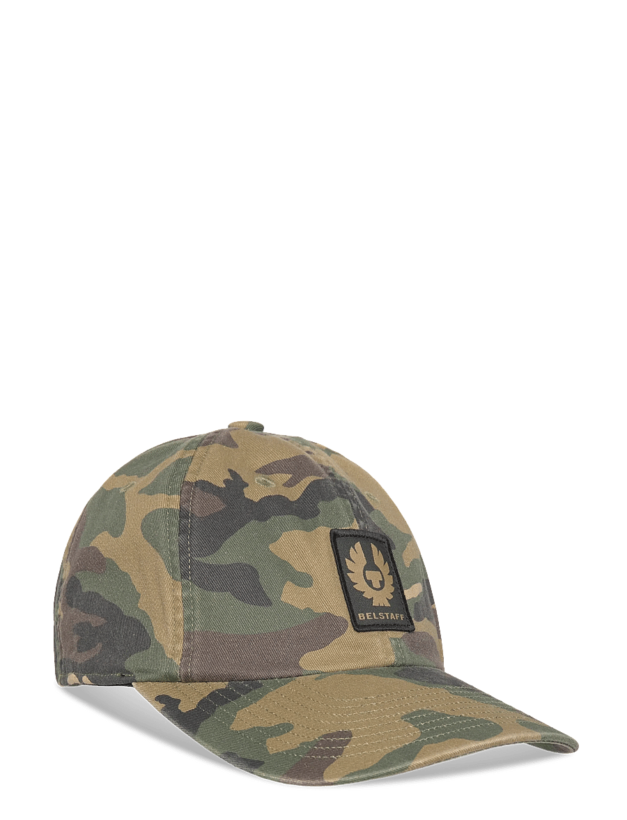 Belstaff - PHOENIX CAMO PATCH CAP Camo Green - kasketter - camo green - 0
