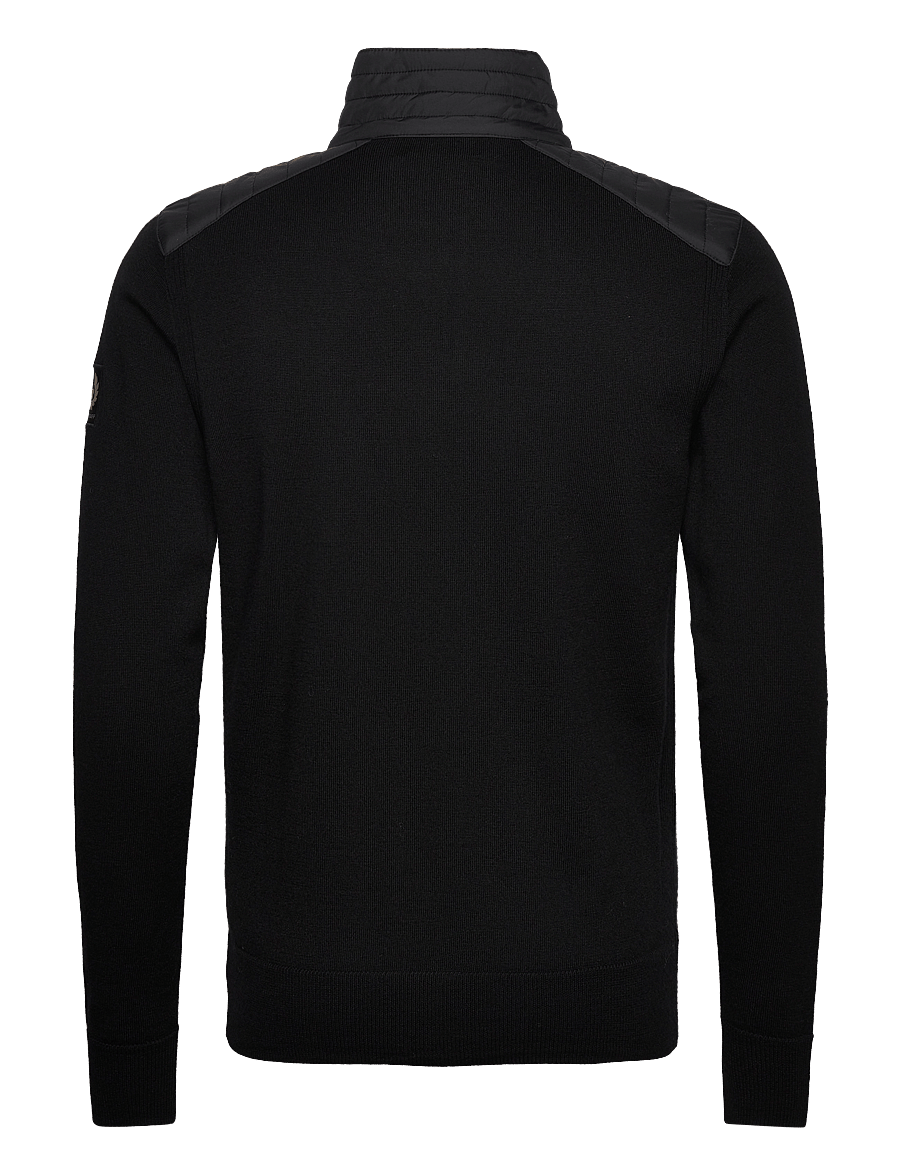 Belstaff - KILMINGTON QUARTER ZIP JUMPER Washed Navy - black - 1