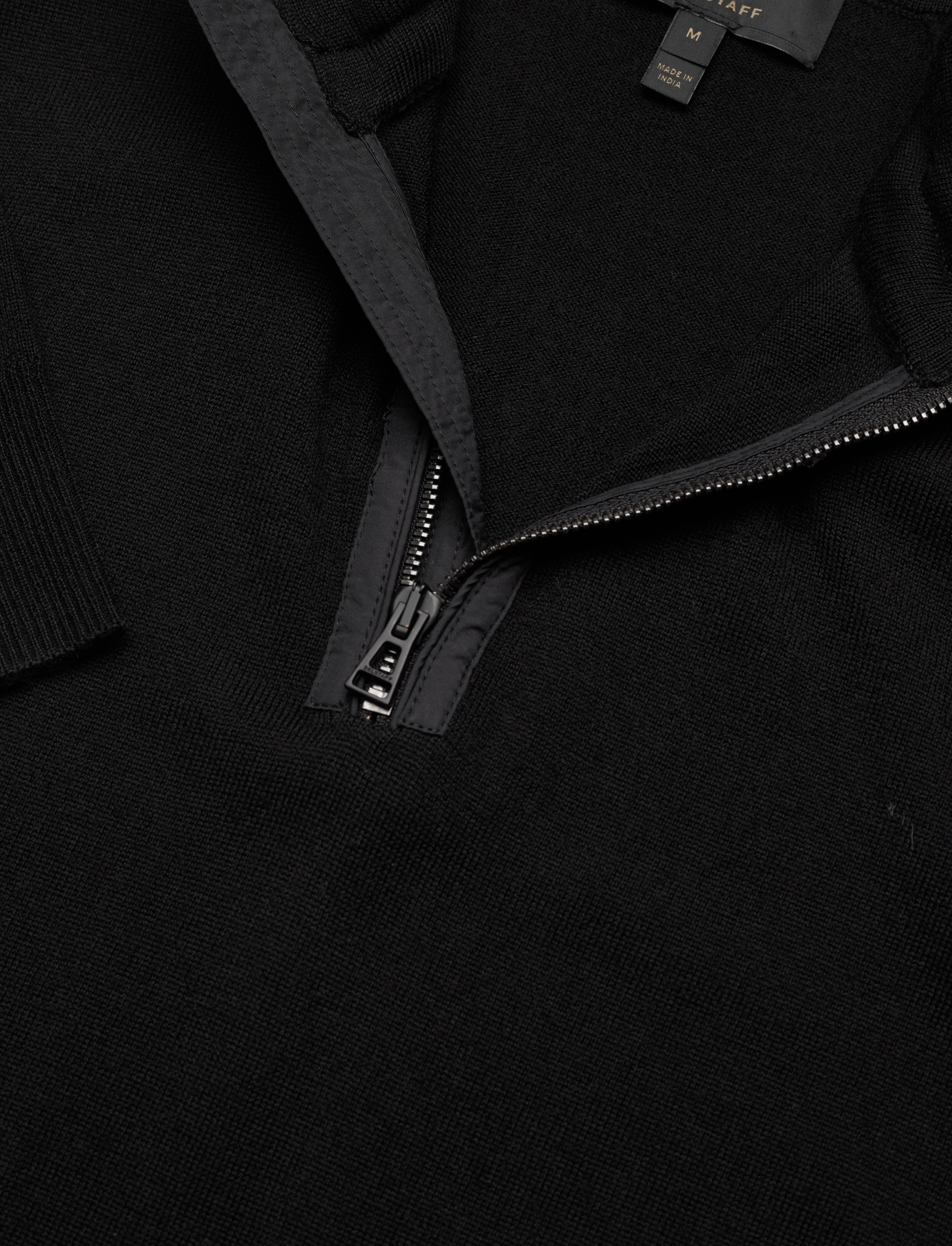 Belstaff - KILMINGTON QUARTER ZIP JUMPER Washed Navy - black - 2