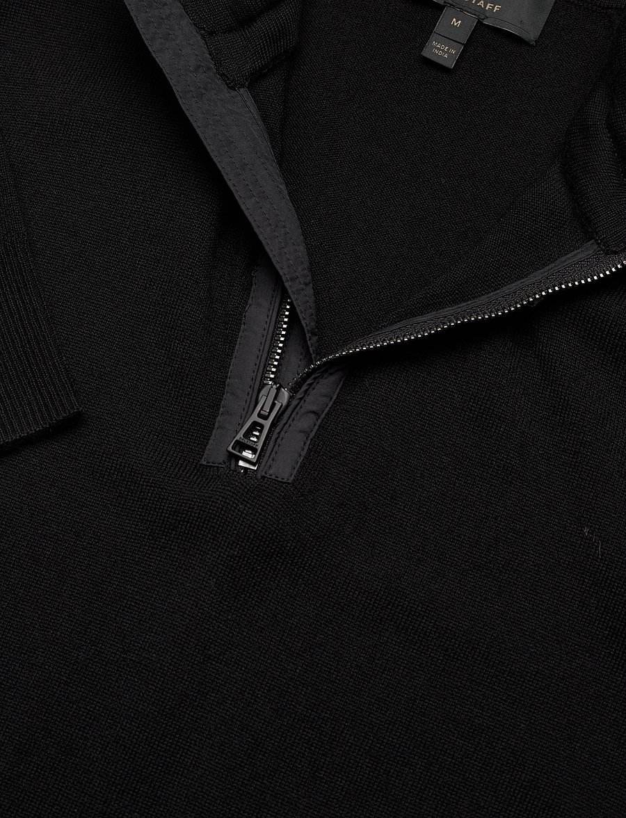 Belstaff - KILMINGTON QUARTER ZIP JUMPER Washed Navy - black - 2