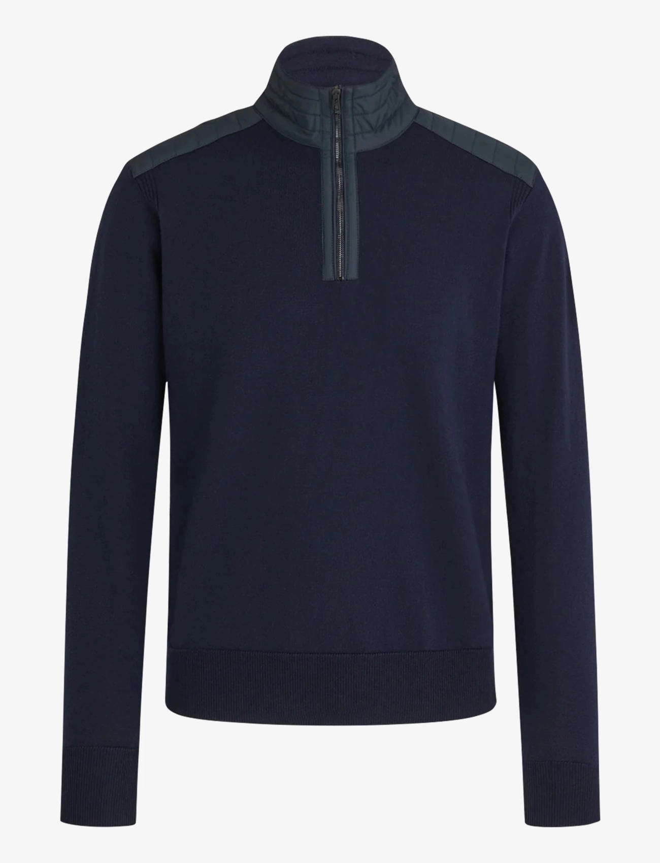 Belstaff KILMINGTON QUARTER ZIP JUMPER Black - Belstaff - WASHED NAVY / navy