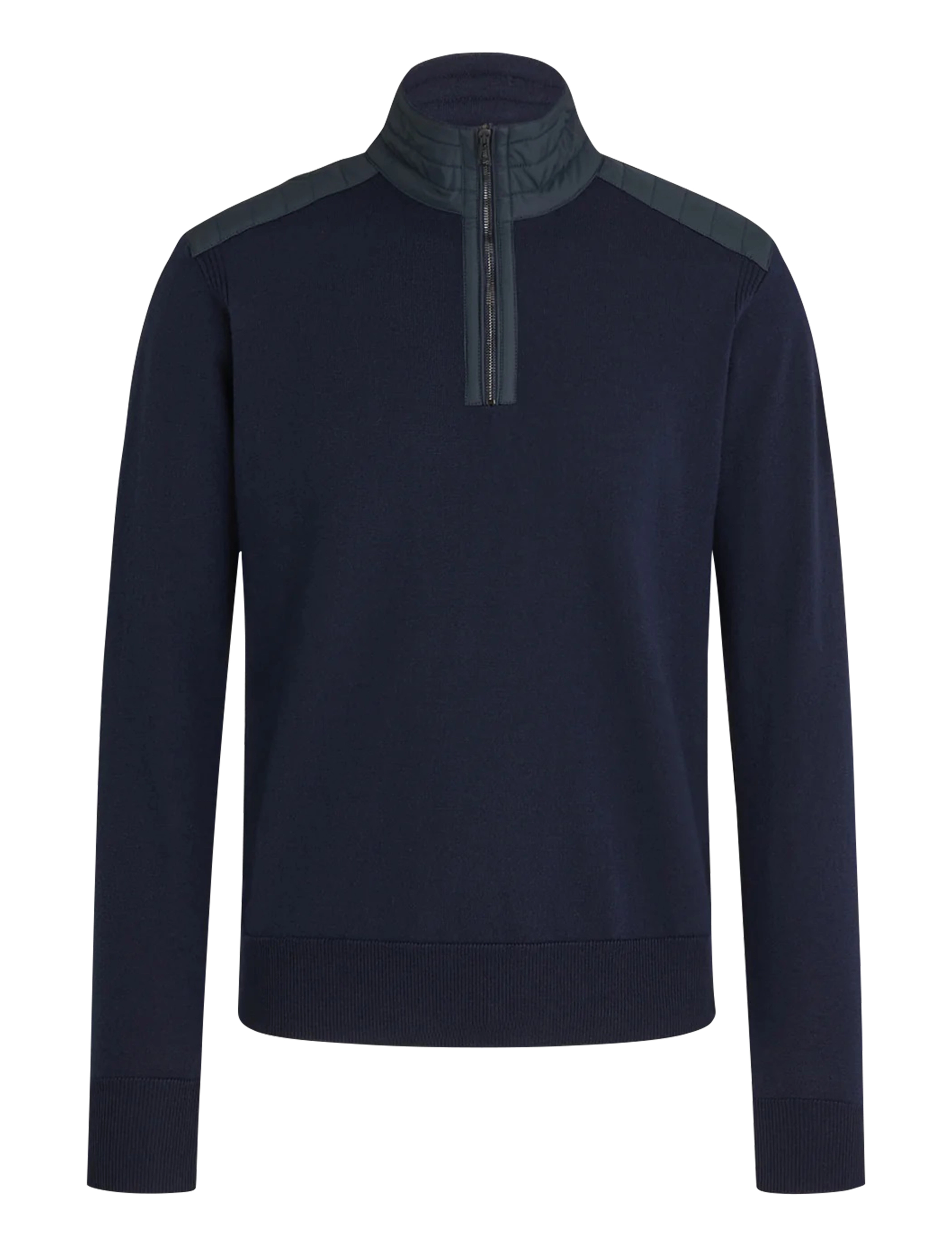 Belstaff - KILMINGTON QUARTER ZIP JUMPER Washed Navy - washed navy - 1