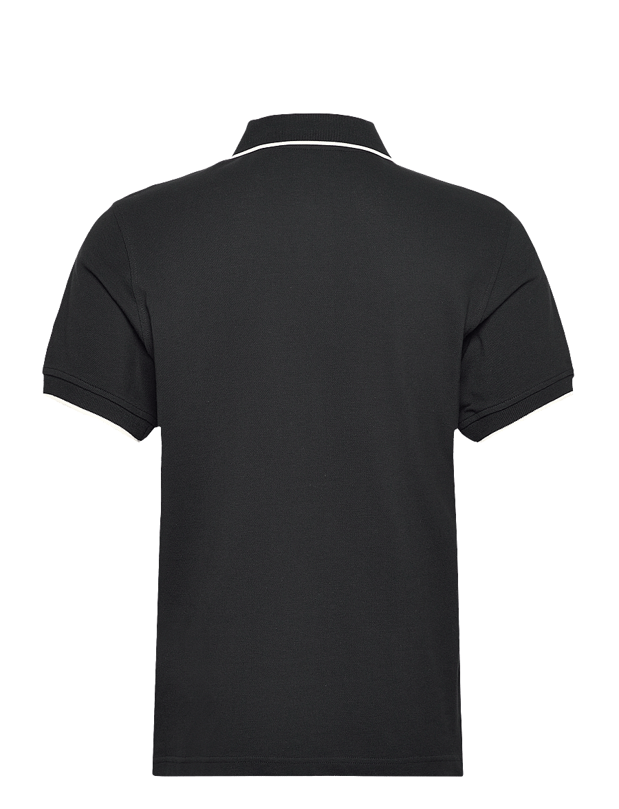 Belstaff - TIPPED POLO Black - kortärmade pikéer - black - 1