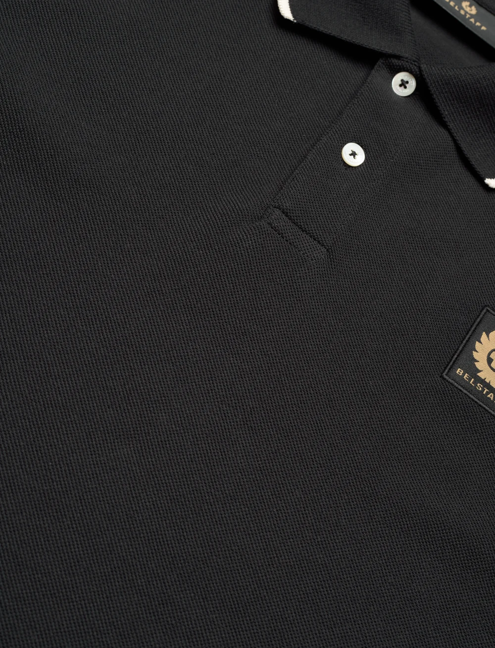 Belstaff - TIPPED POLO - korte mouwen - black - 2