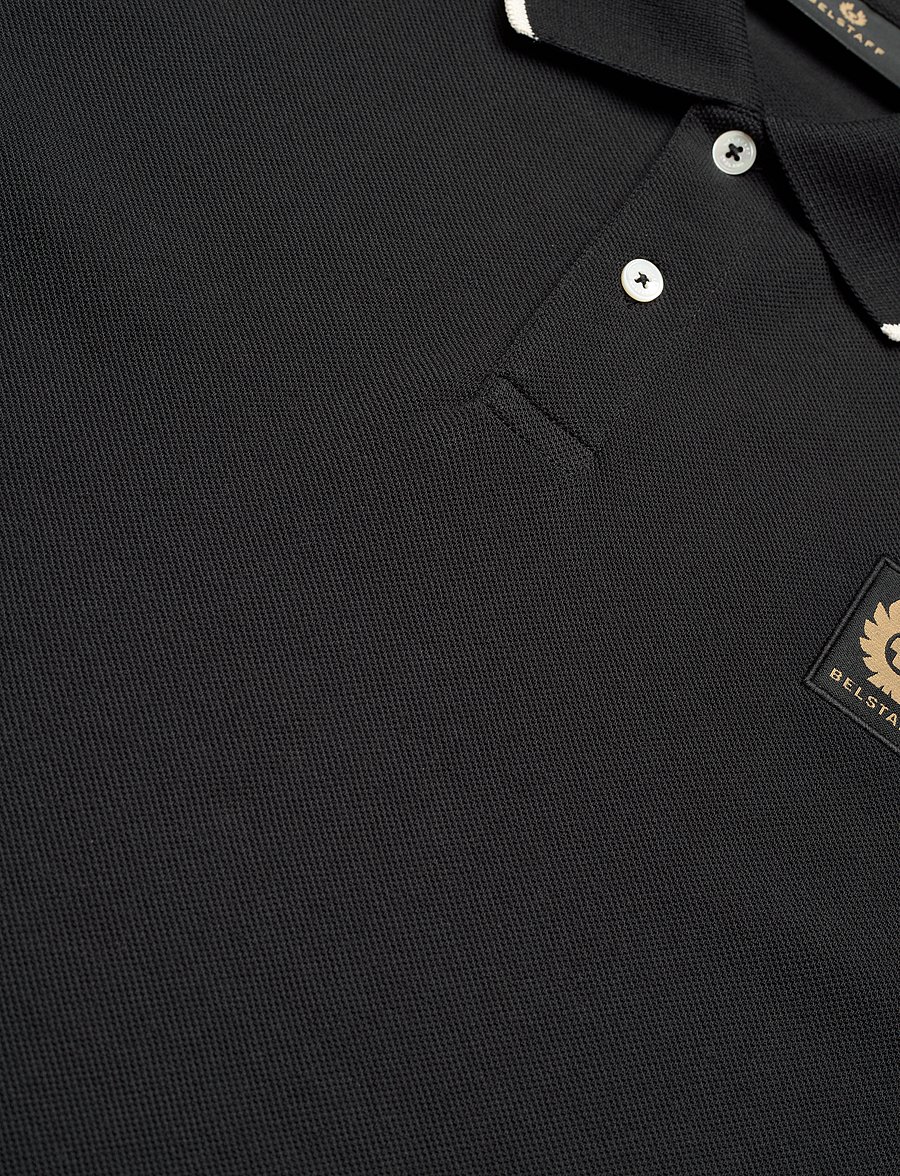 Belstaff - TIPPED POLO Black - kortärmade pikéer - black - 2