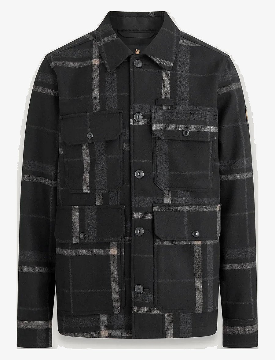 Belstaff - FORGE JACKET Charcoal / Clay Brown - charcoal / clay brown - 0