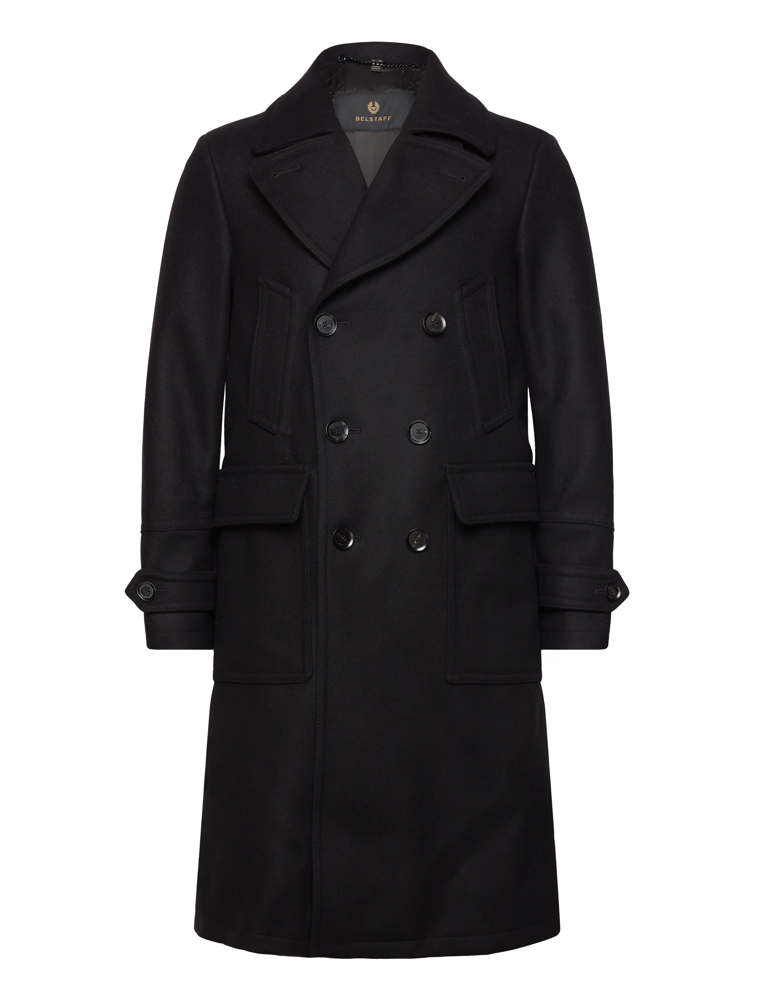 Belstaff MILFORD COAT Black - Pitkät takit - BLACK / black