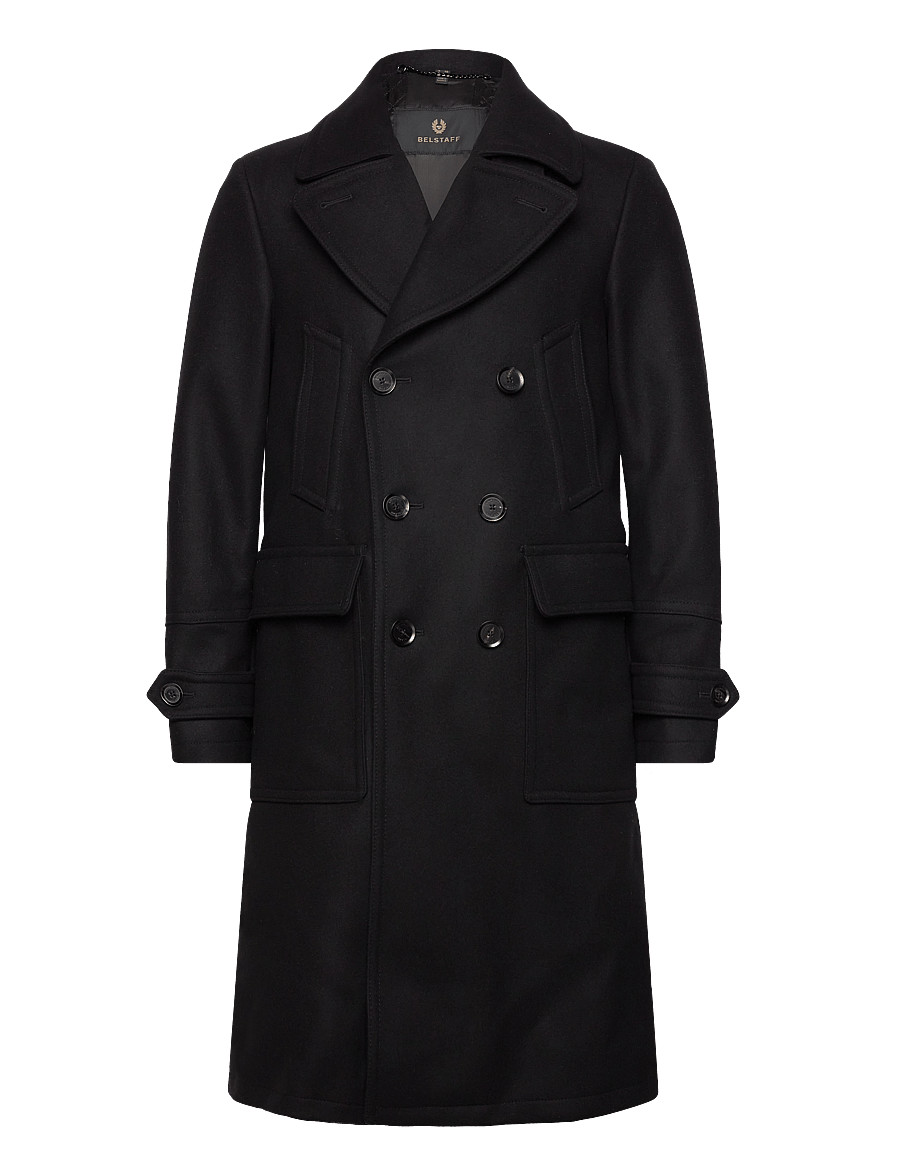 Belstaff - MILFORD COAT Black - wollmäntel - black - 0