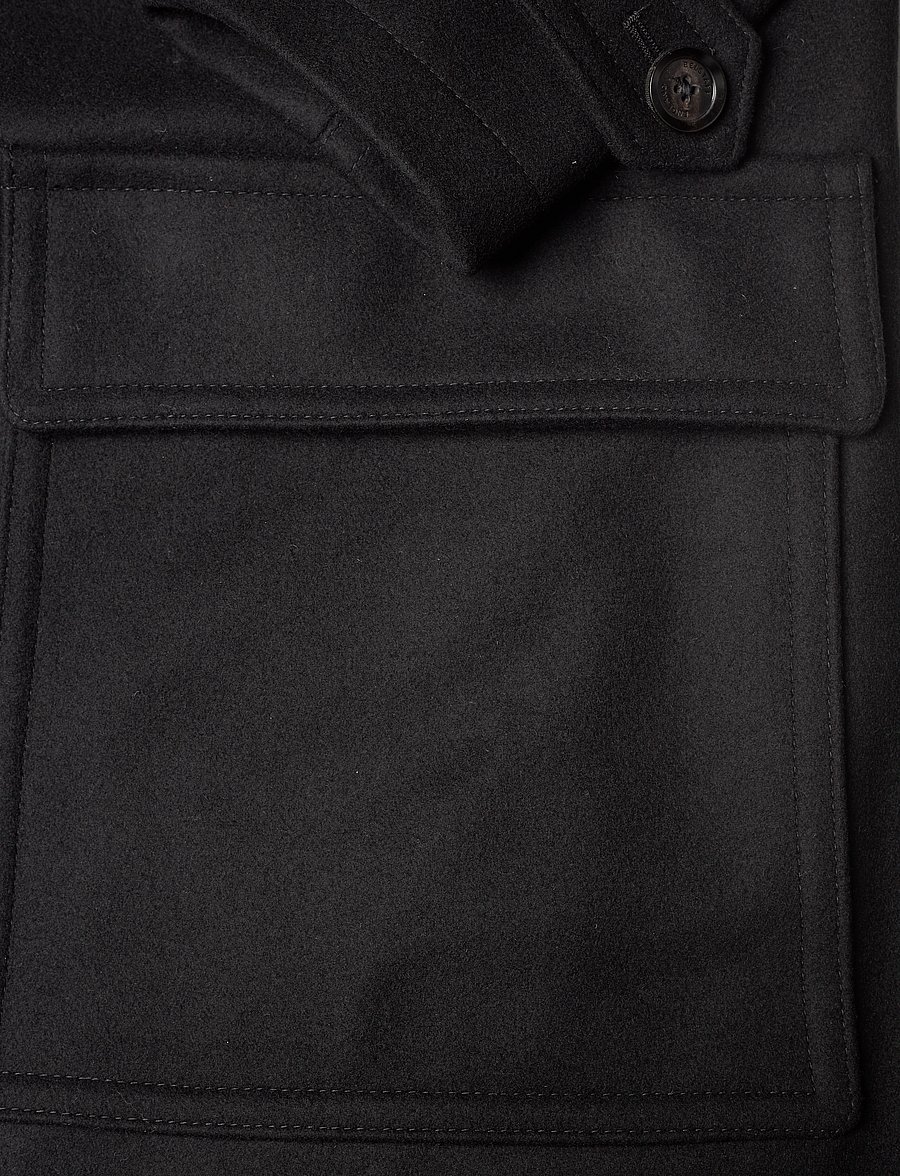 Belstaff - MILFORD COAT Black - wollmäntel - black - 4