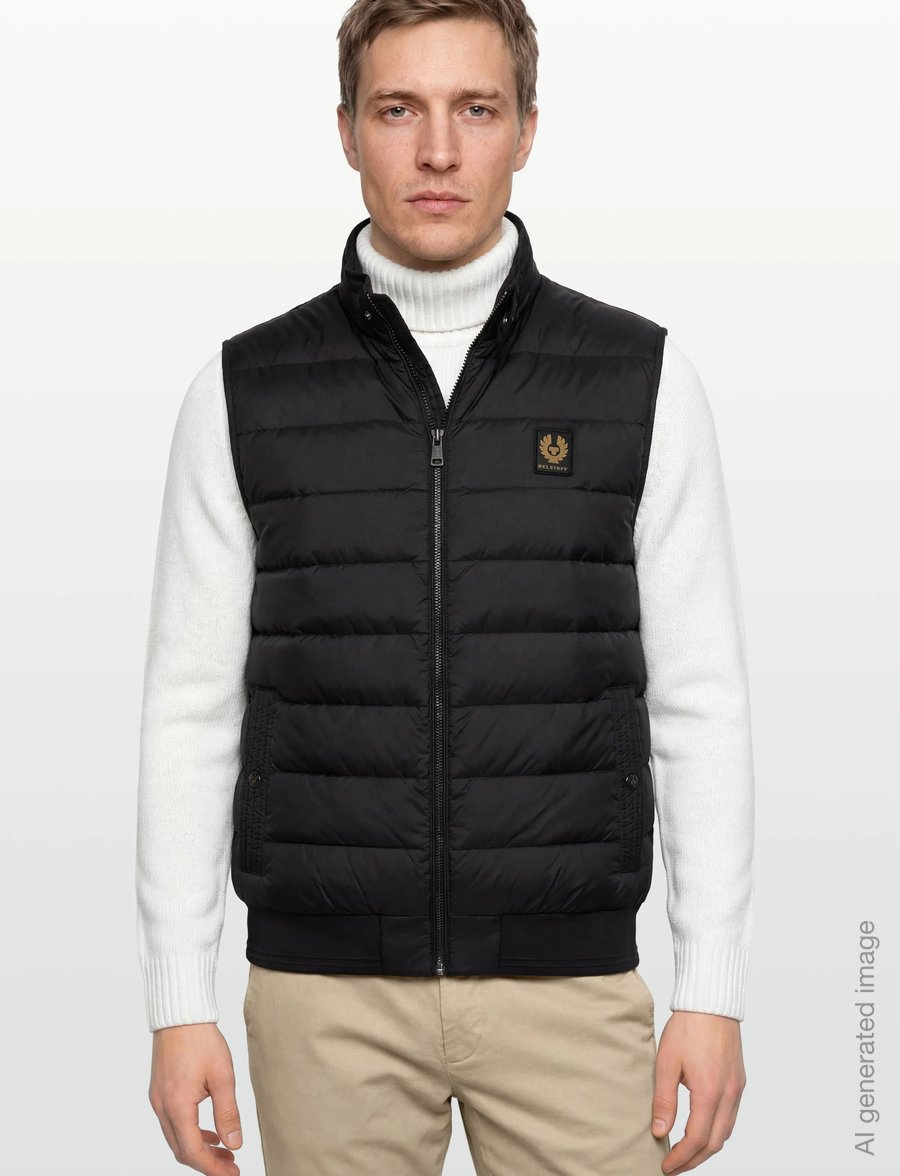 Belstaff - CIRCUIT GILET Dark Ink - westen - black - 3