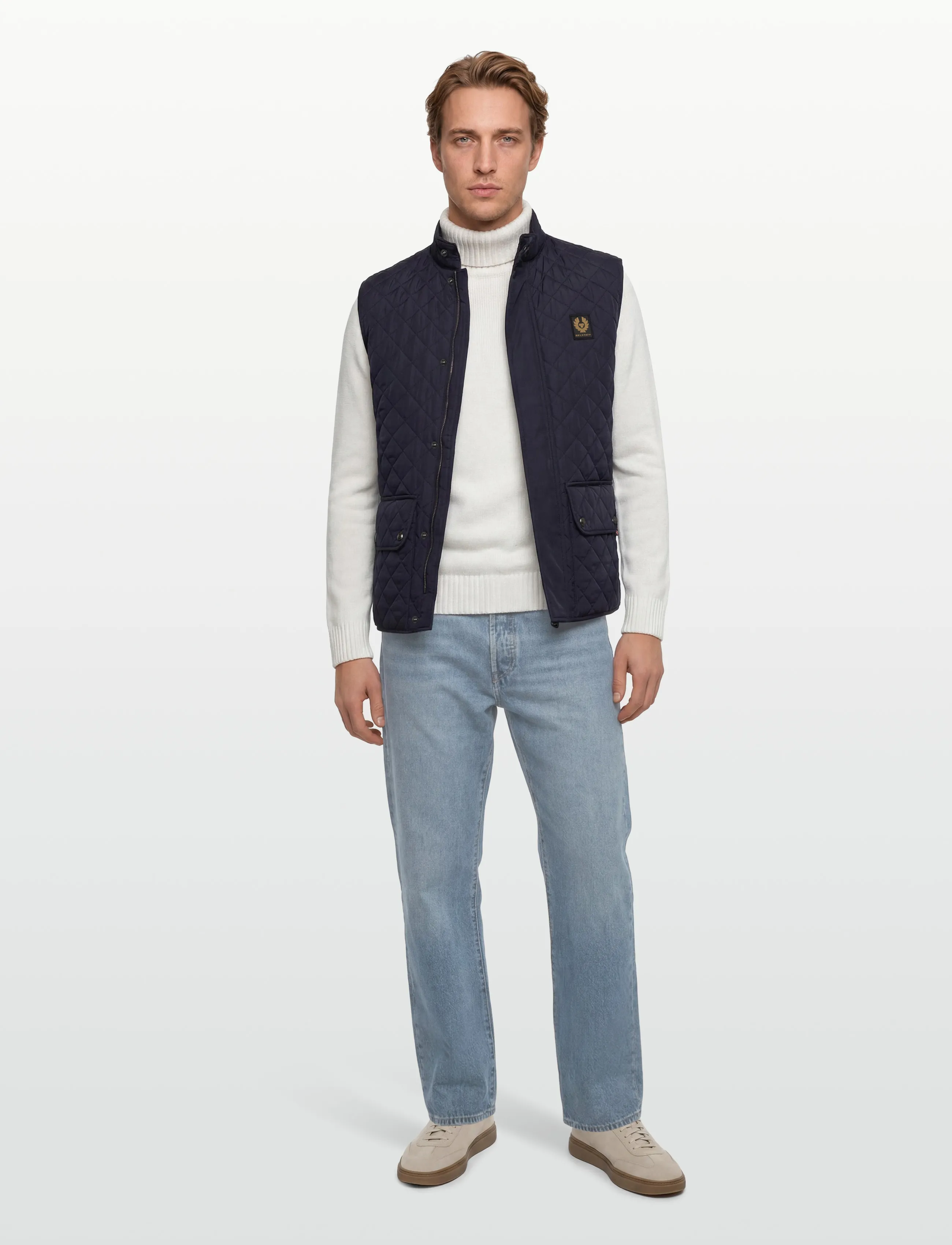 Belstaff ICON GILET - Winter deals - DARK INK / navy