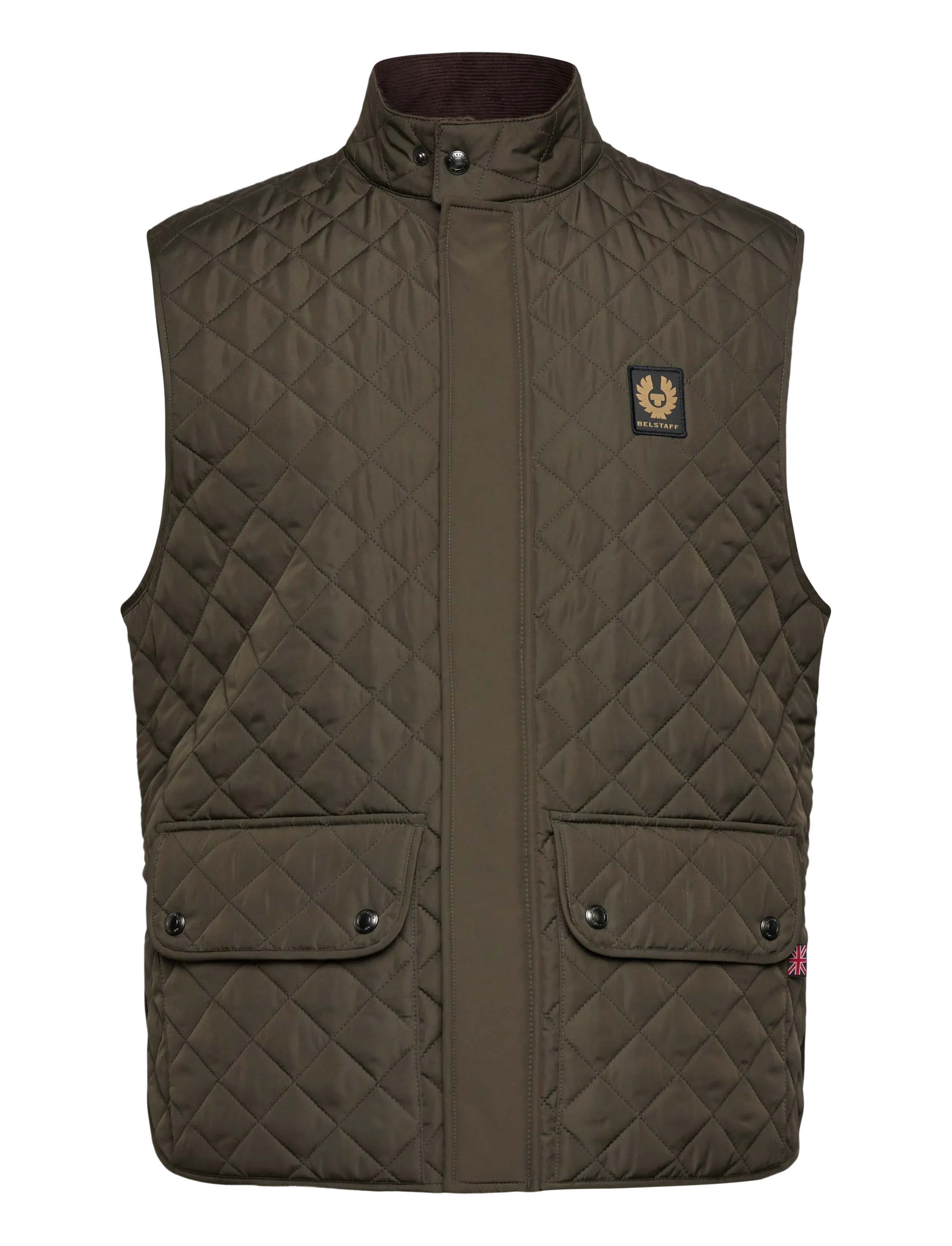 BELSTAFF Icon Weste Dunkel Ink Khaki - 46 - Herren