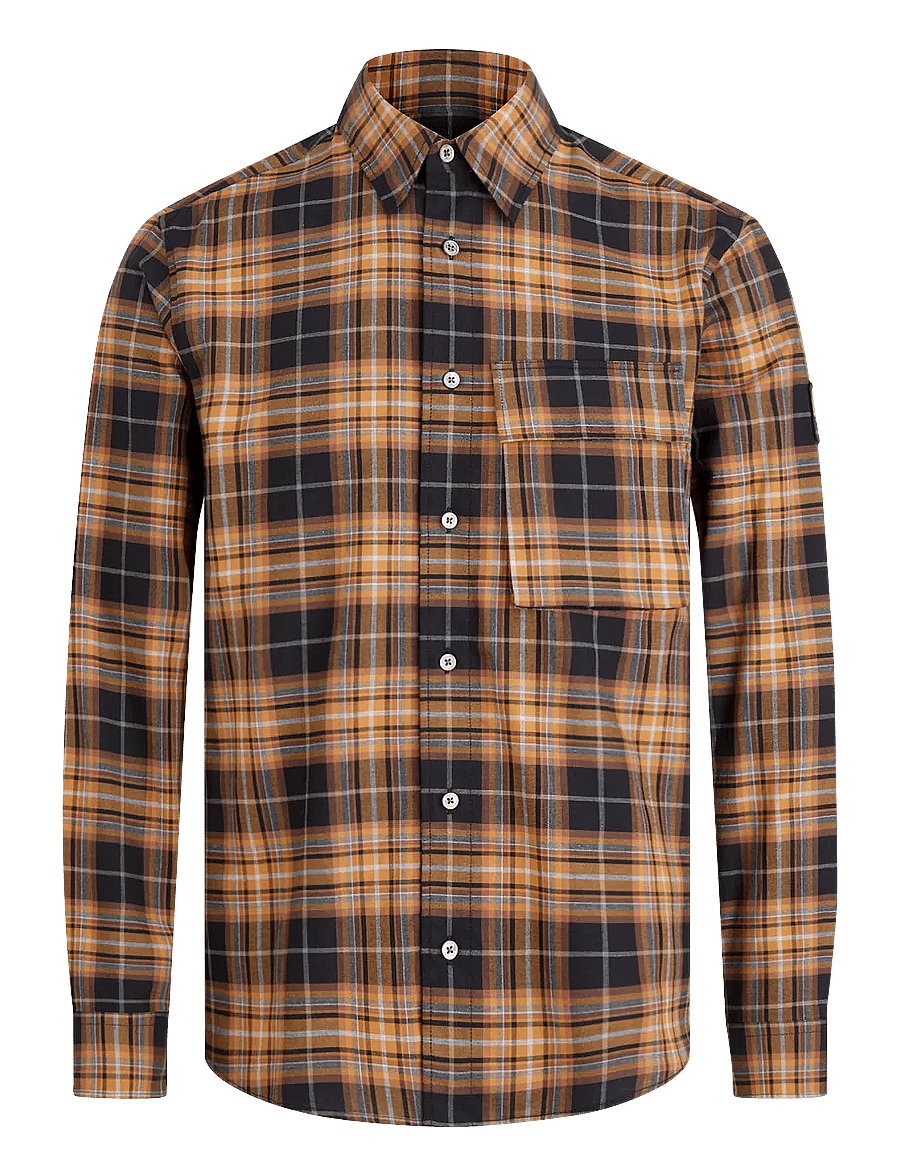 Belstaff - SCALE SHIRT Black / Glaze Yellow - black / glaze yellow - 0