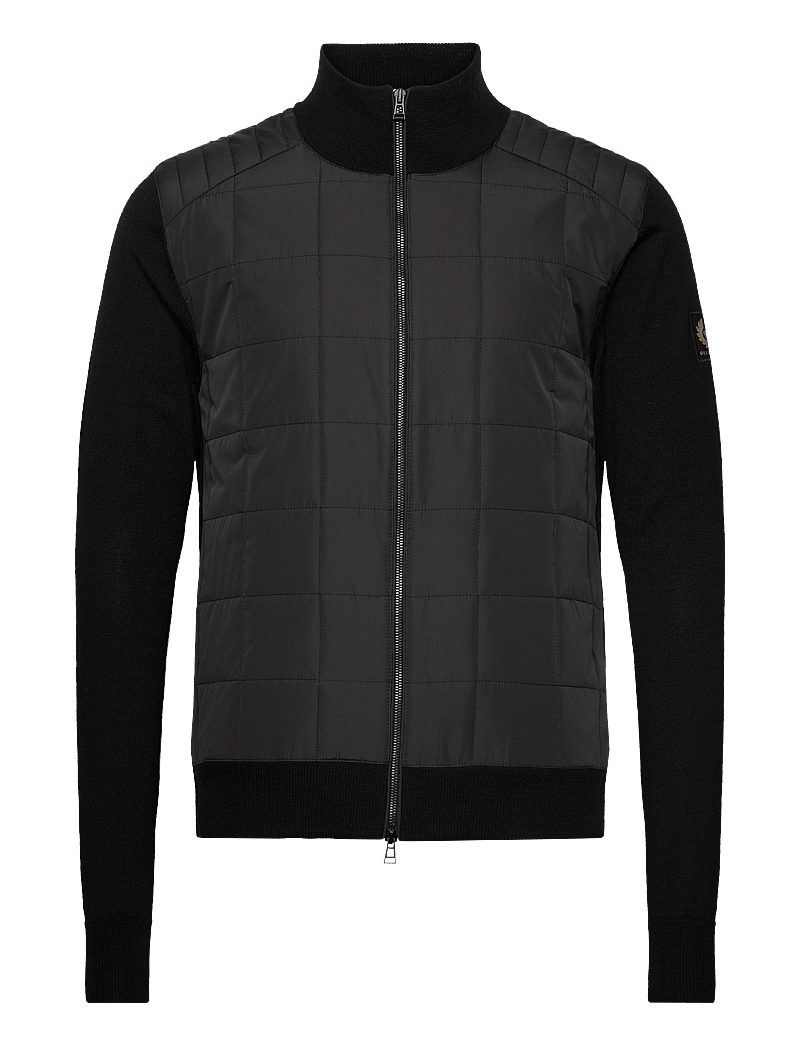 Belstaff - KELBROOK ZIP CARDIGAN - hybridjakker - black - 0