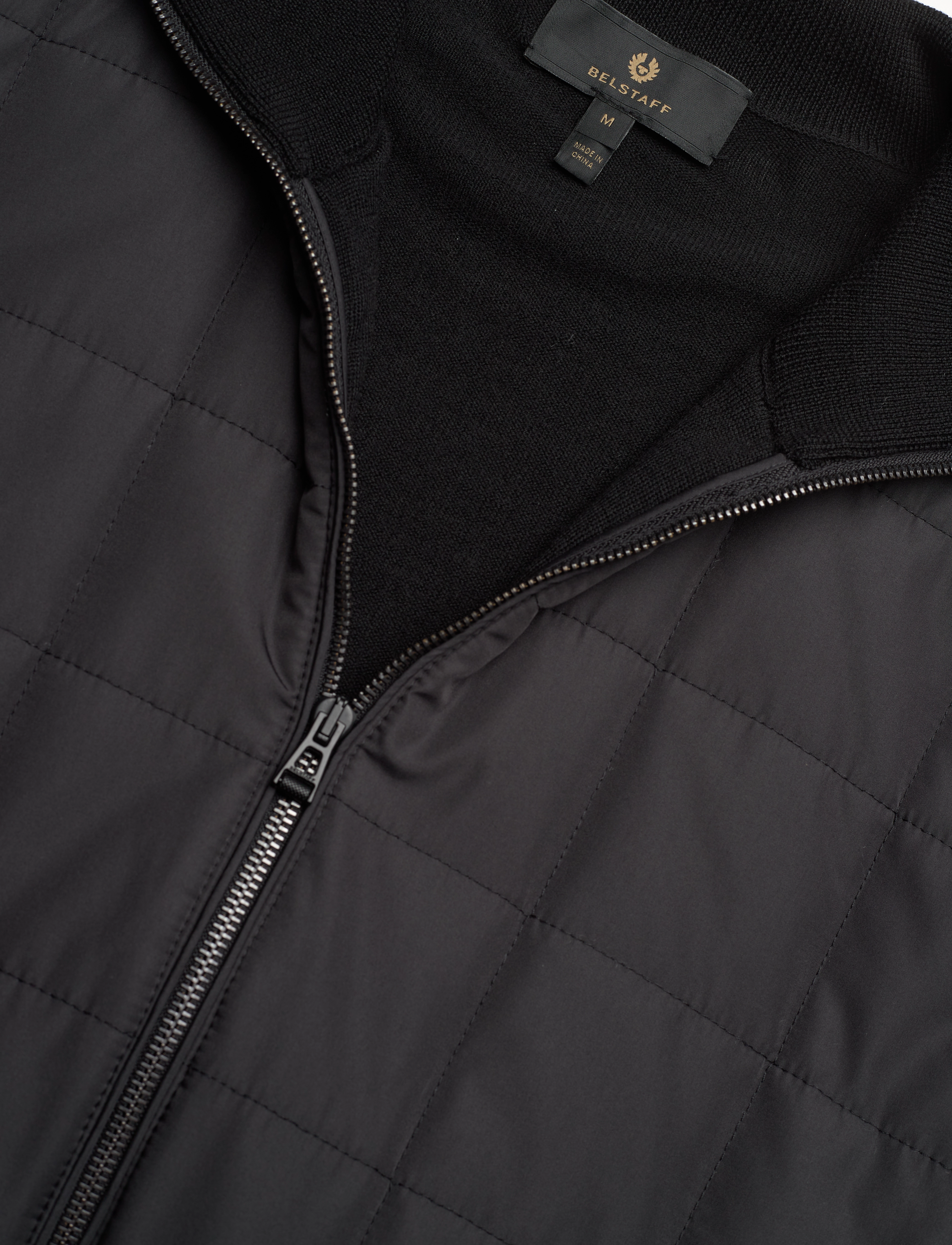 Belstaff - KELBROOK  ZIP CARDIGAN Black -  hybrid jakkar - black - 2