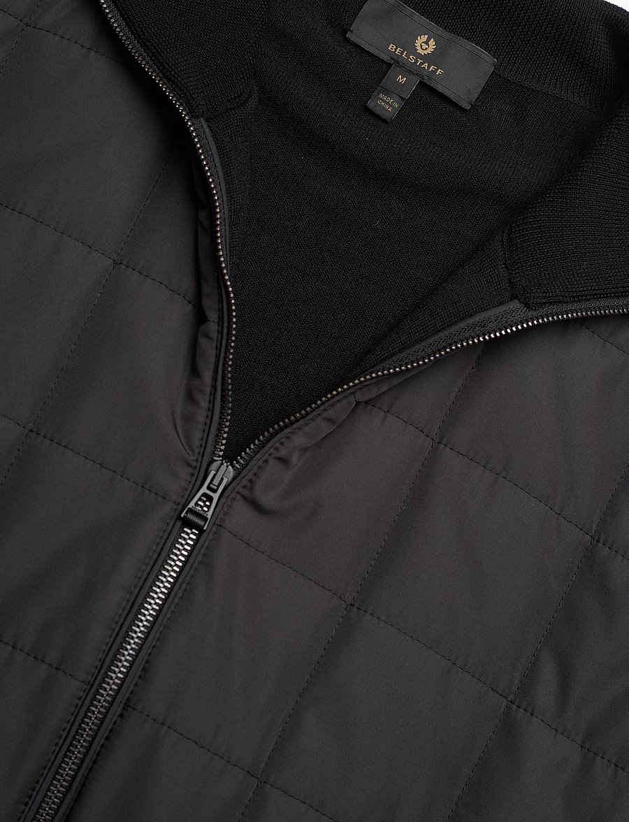 Belstaff - KELBROOK ZIP CARDIGAN Black - hybriditakit - black - 2