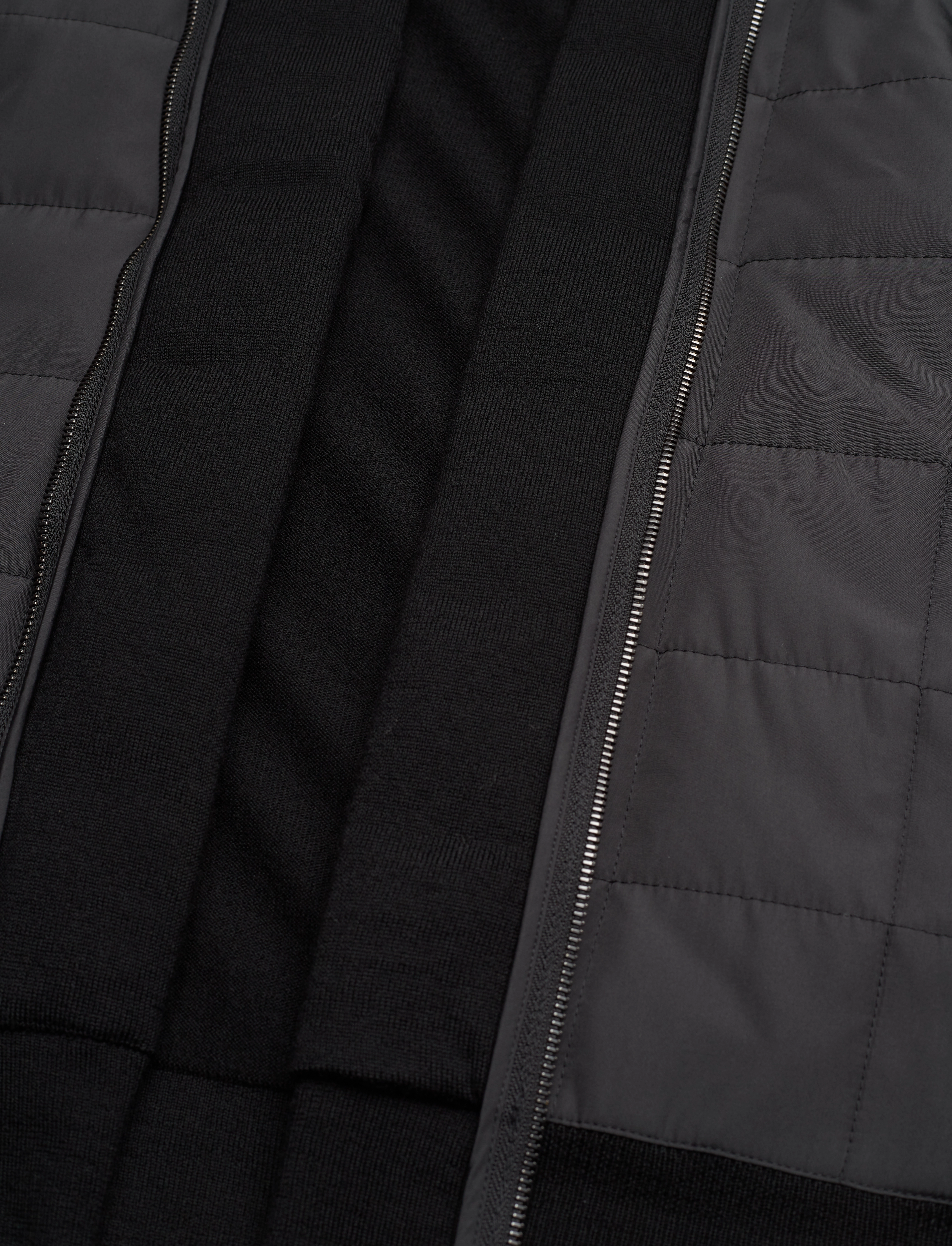 Belstaff - KELBROOK  ZIP CARDIGAN Black -  hybrid jakkar - black - 3
