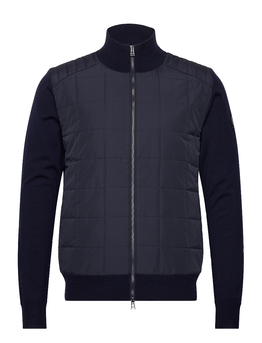Belstaff - KELBROOK ZIP CARDIGAN Black - hybride jassen - dark ink - 0