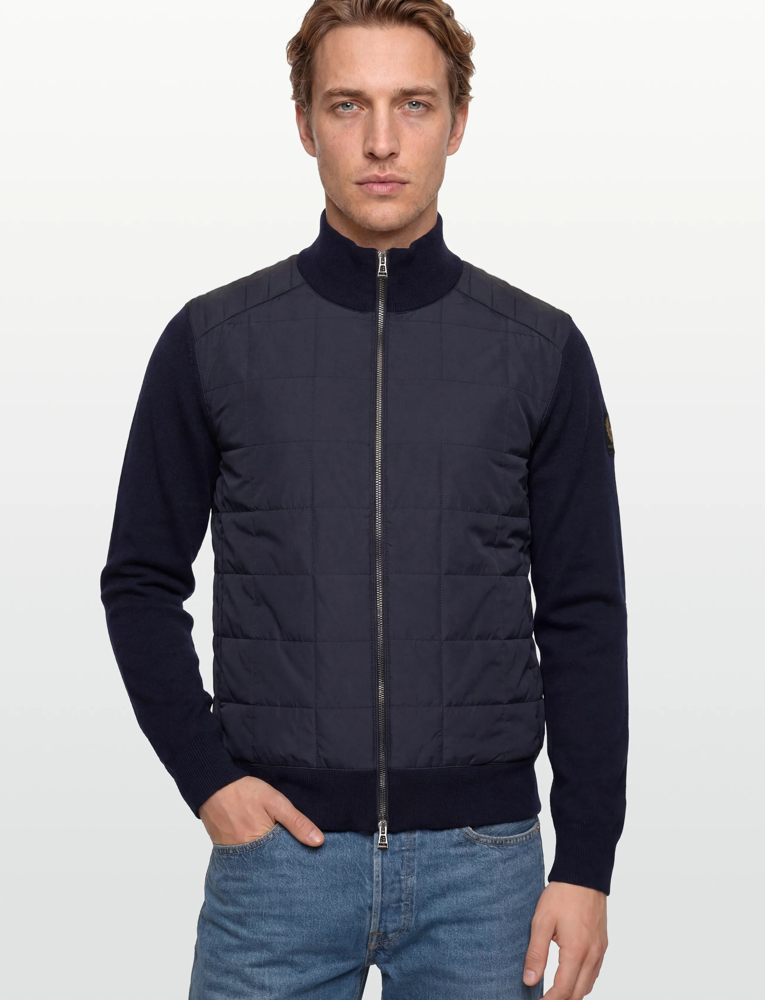 Belstaff - KELBROOK  ZIP CARDIGAN Black - hybridjackor - dark ink - 3