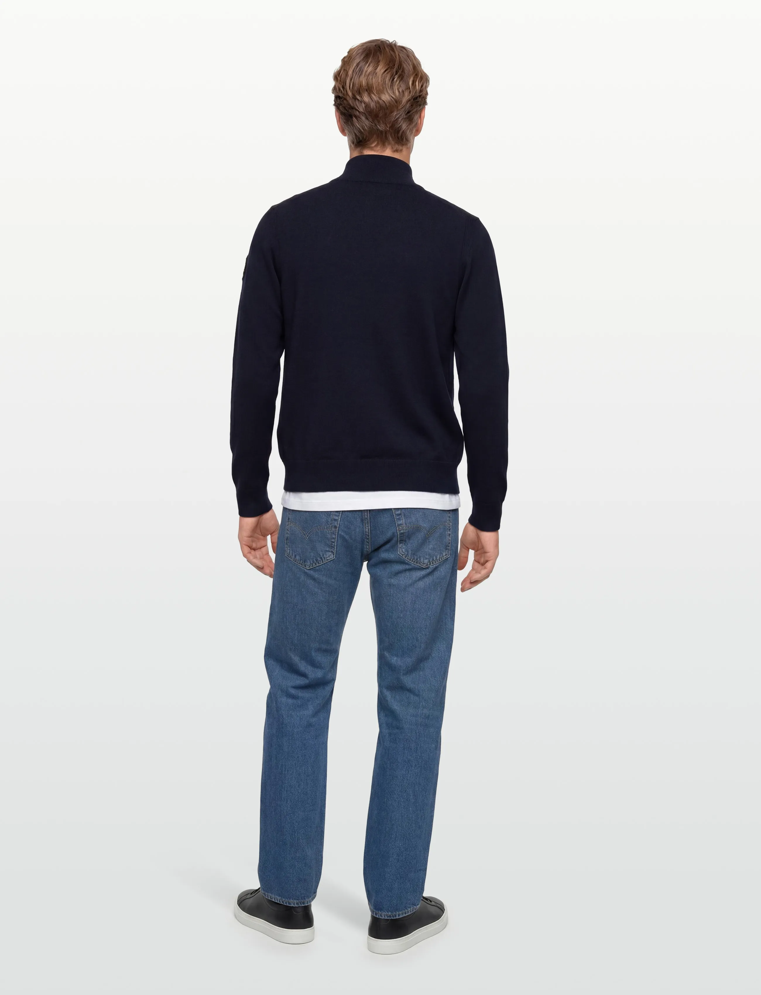 Belstaff - KELBROOK  ZIP CARDIGAN Black - hybridjackor - dark ink - 4
