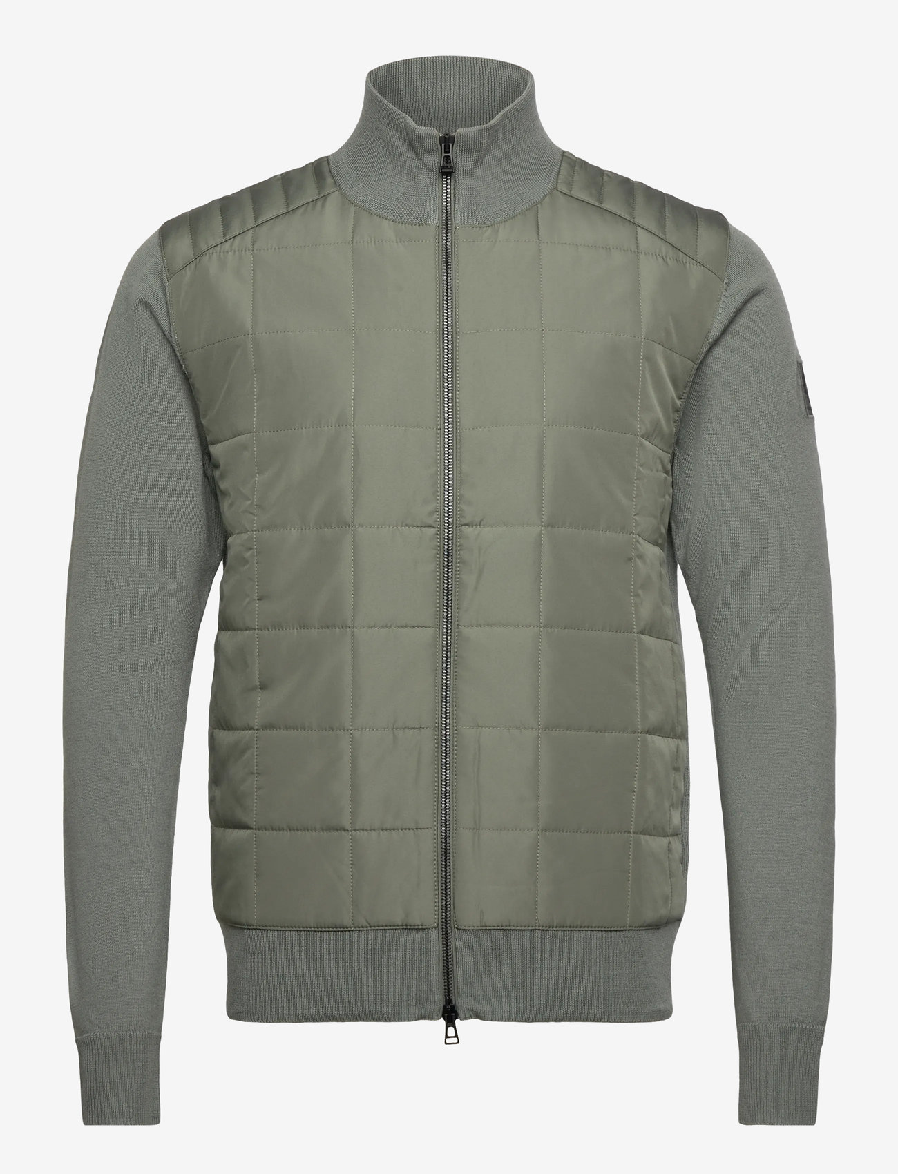 Belstaff - KELBROOK  ZIP CARDIGAN - hübriidjoped - sage green - 0
