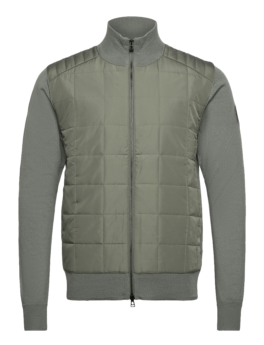 Belstaff - KELBROOK ZIP CARDIGAN Black - hybrid-jacken - sage green - 0