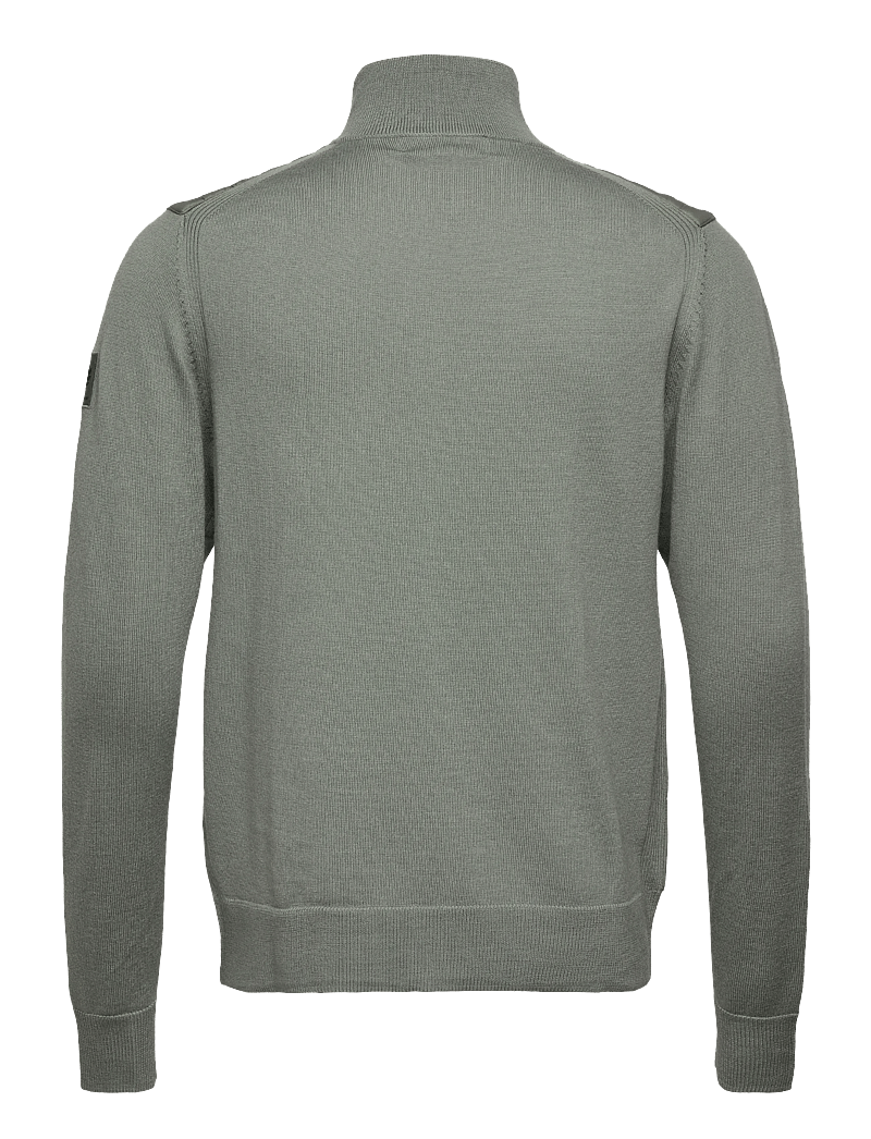 Belstaff - KELBROOK ZIP CARDIGAN - hübriidjoped - sage green - 1