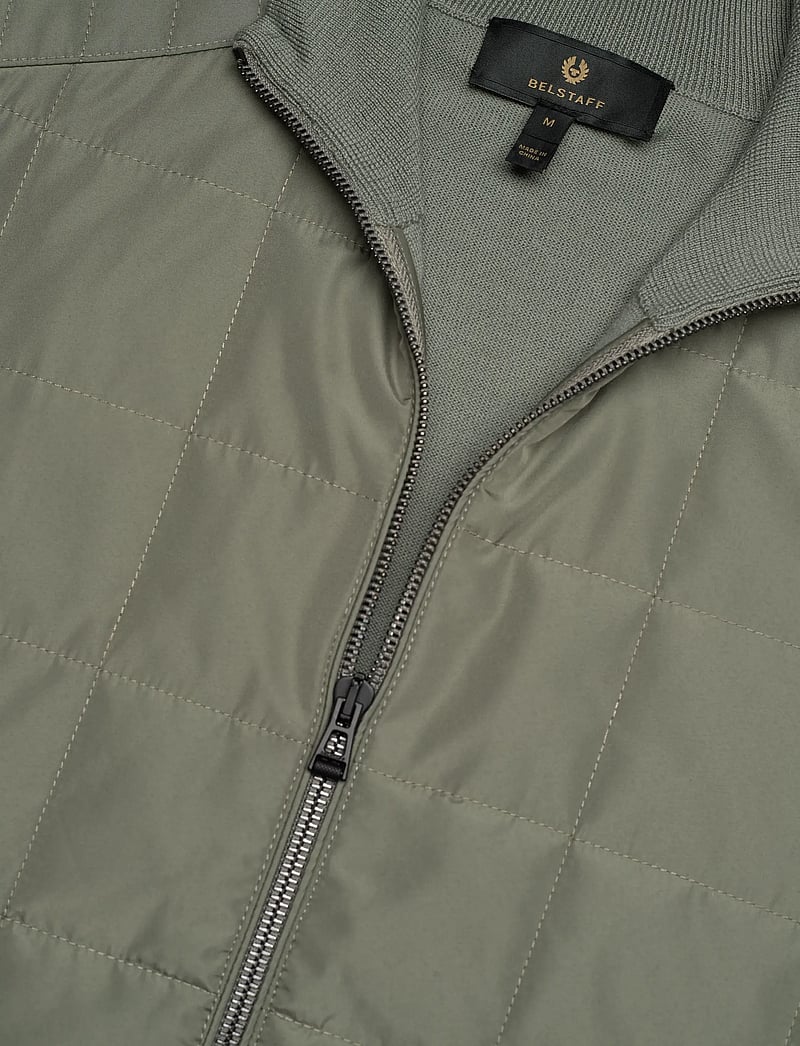 Belstaff - KELBROOK ZIP CARDIGAN - hübriidjoped - sage green - 2