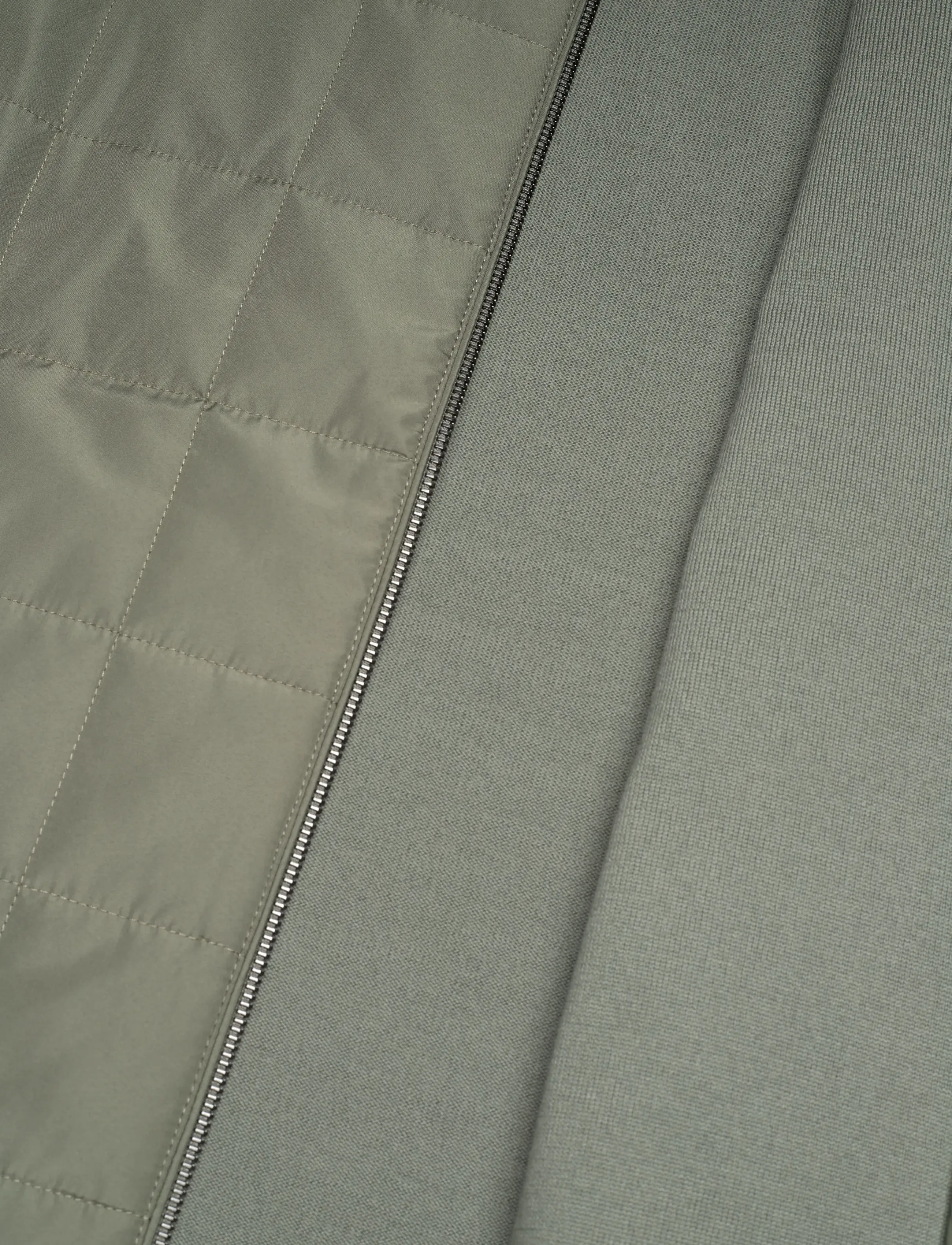 Belstaff - KELBROOK  ZIP CARDIGAN Black -  hybrid jakkar - sage green - 4