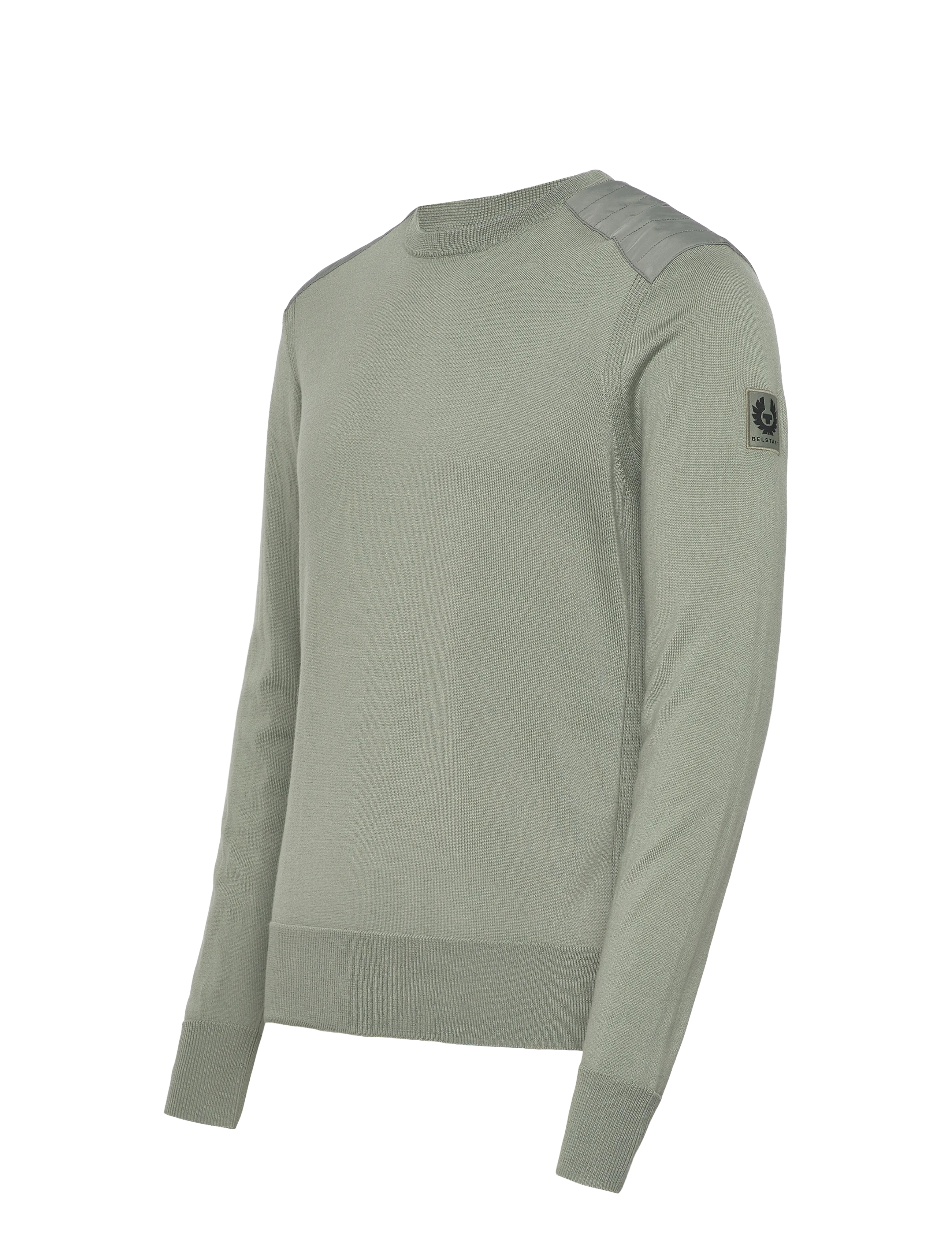 Belstaff - KERRIGAN CREWNECK JUMPER Lichen - rundhalsad - lichen - 3