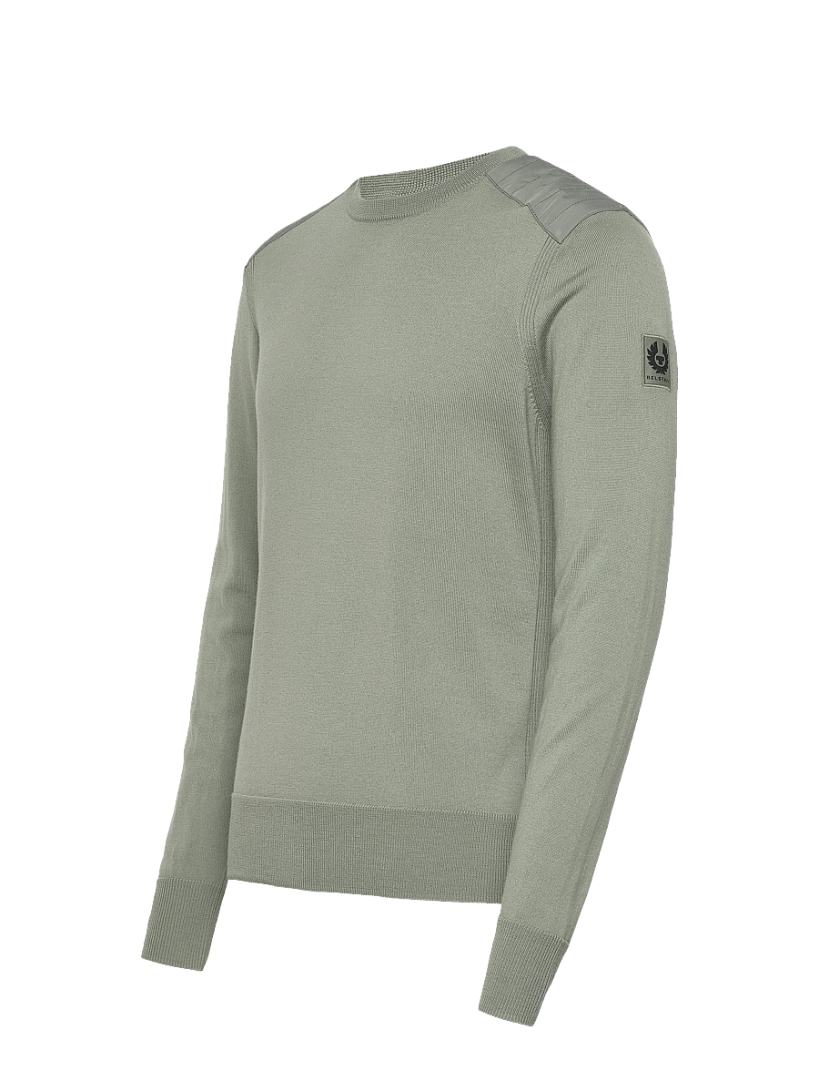Belstaff - KERRIGAN CREWNECK JUMPER Lichen - rundhals - lichen - 3